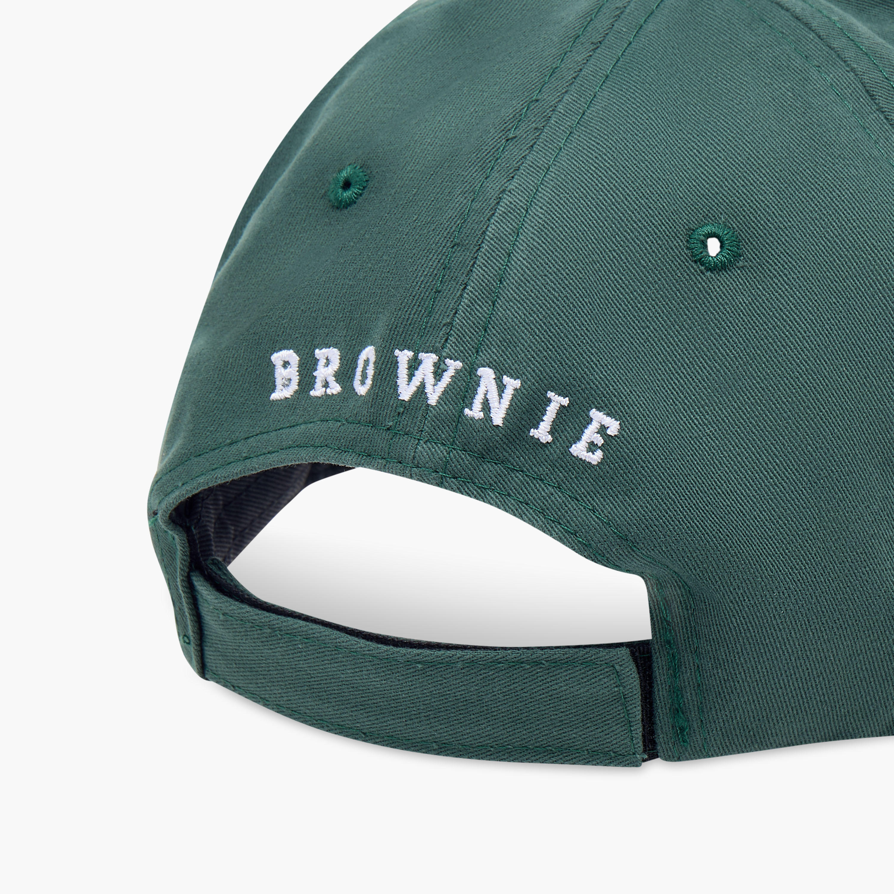 Slogan Embroidered Baseball Cap with Hook and Loop Strap Closure-women-clothingaccessories-capsandhats-image-7