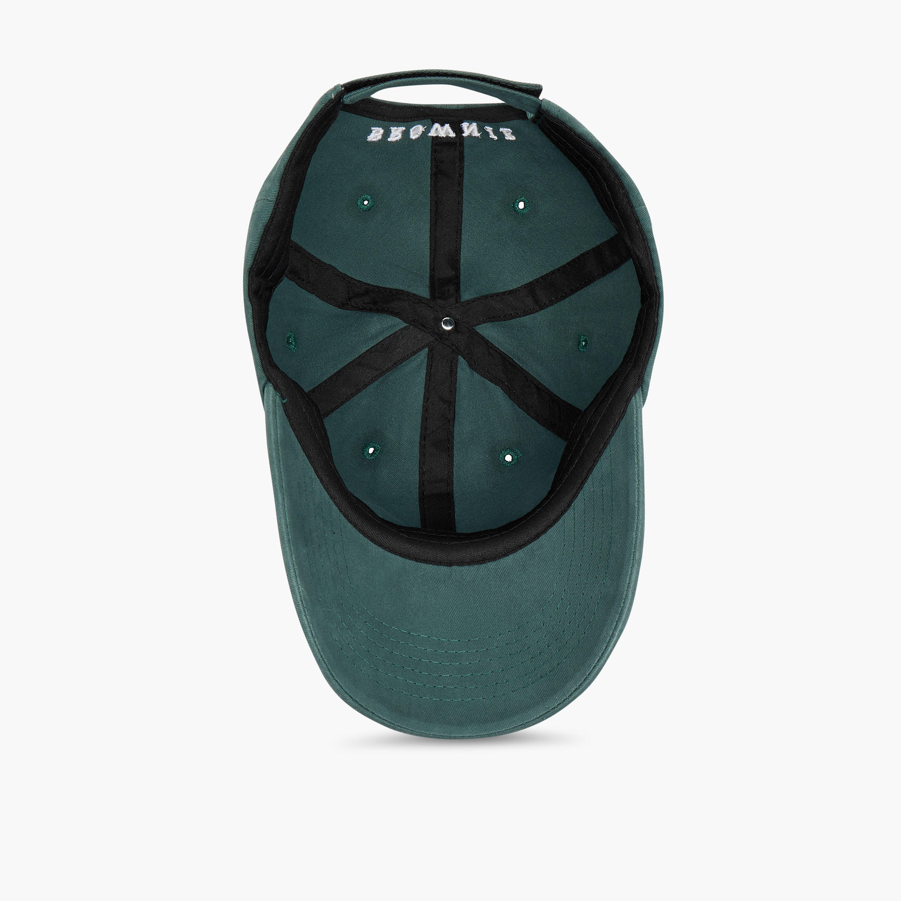 Slogan Embroidered Baseball Cap with Hook and Loop Strap Closure-women-clothingaccessories-capsandhats-image-8