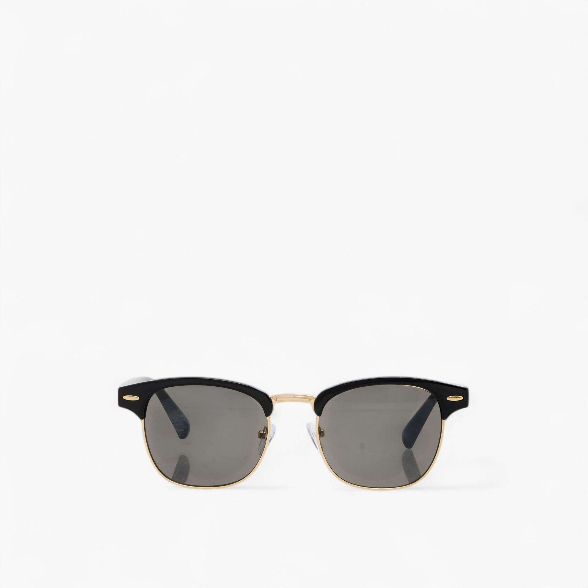 Tinted Lens Full Rim Sunglasses with Nose Pads-women-sunglasses-image-3