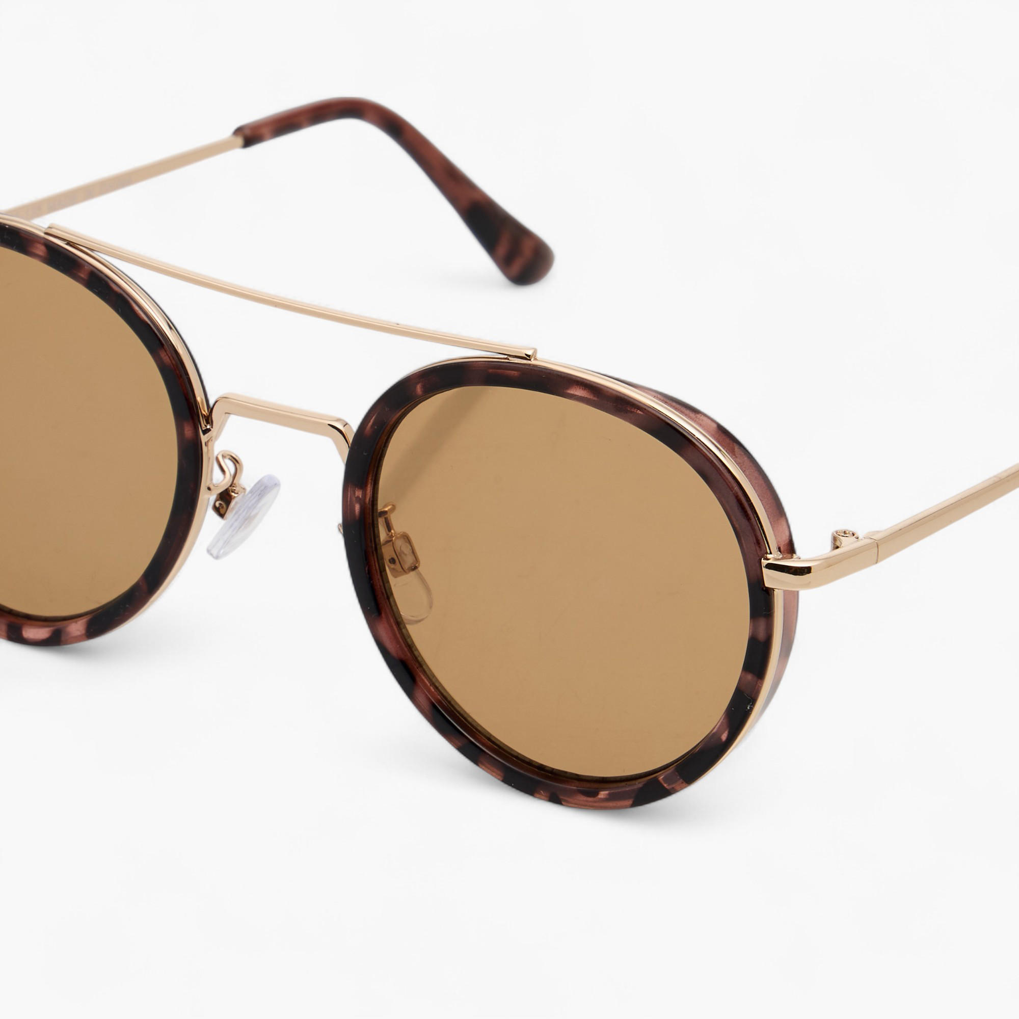 Tinted Lens Full Rim Sunglasses with Nose Pads-women-sunglasses-image-6