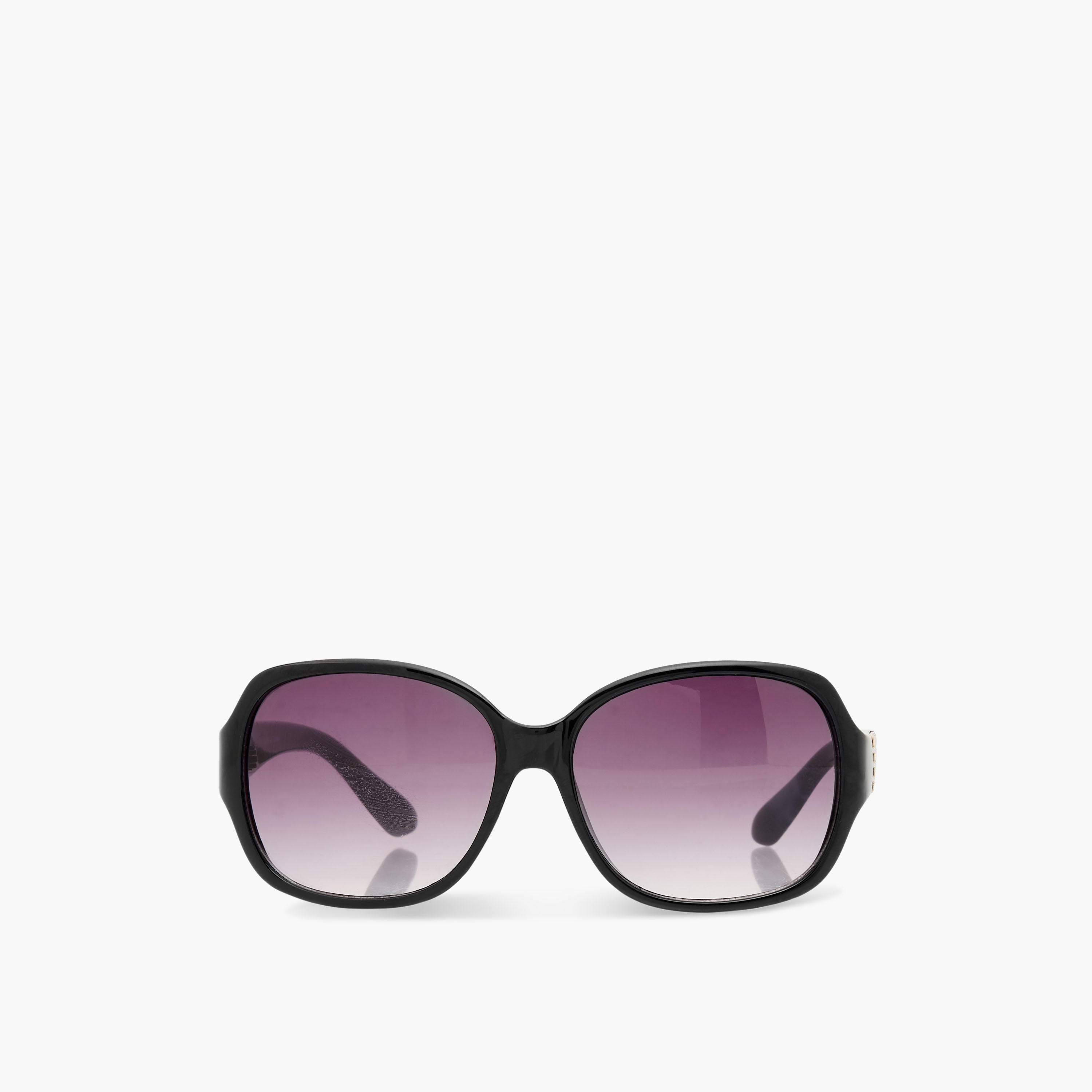 Tinted Lens Full Rim Sunglasses-women-sunglasses-image-1