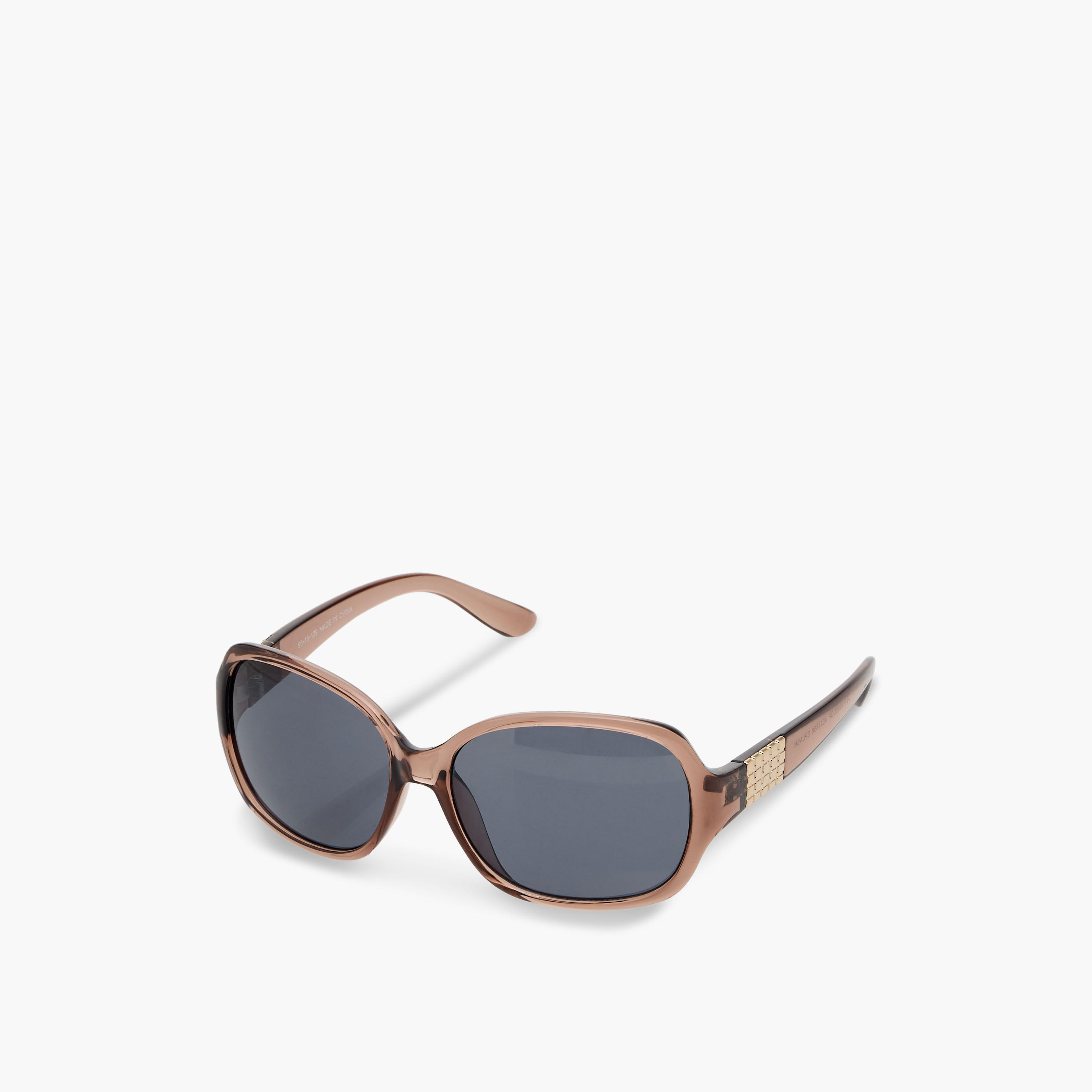 Tinted Lens Full Rim Sunglasses-women-sunglasses-image-1