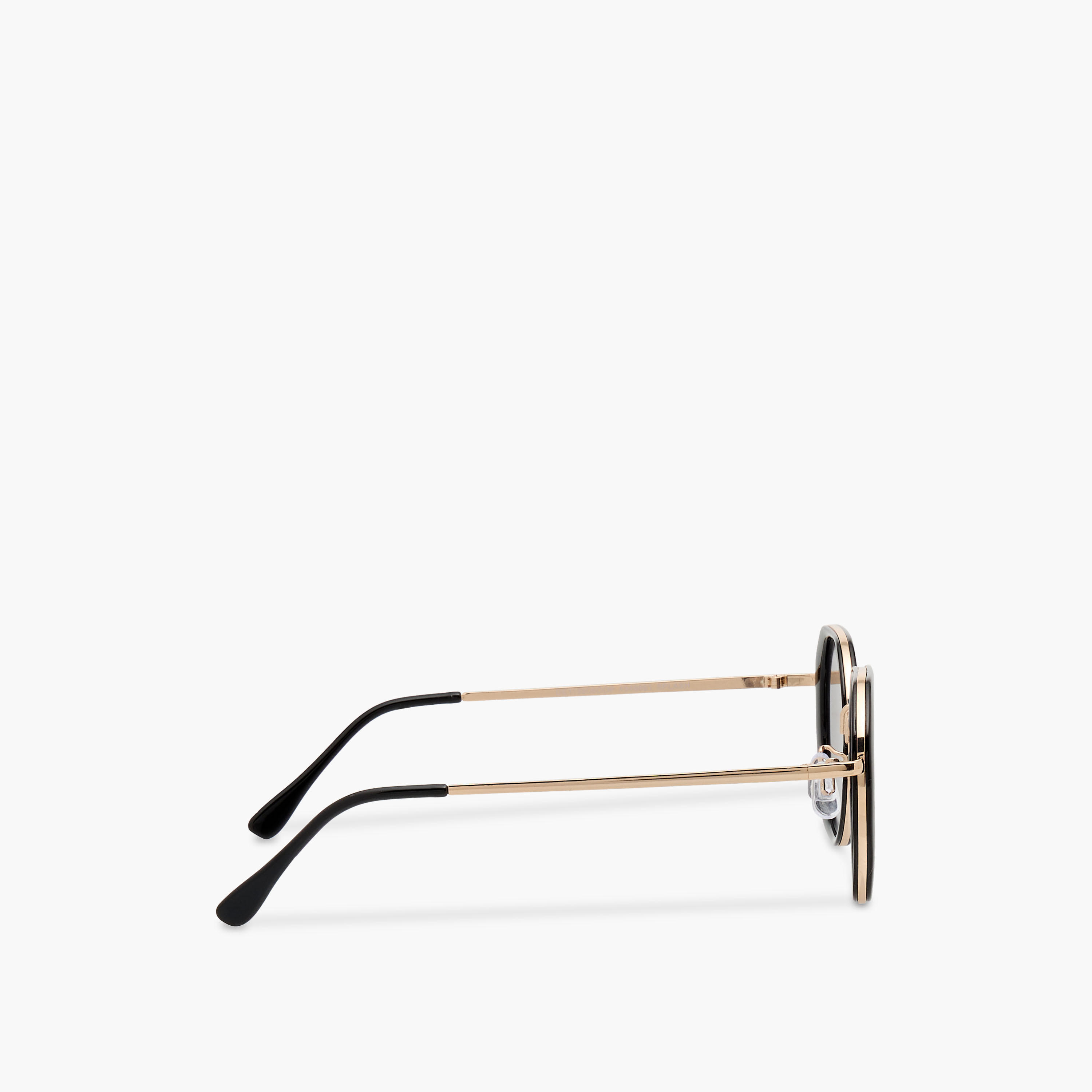Tinted Lens Full Rim Sunglasses with Nose Pads-women-sunglasses-image-4