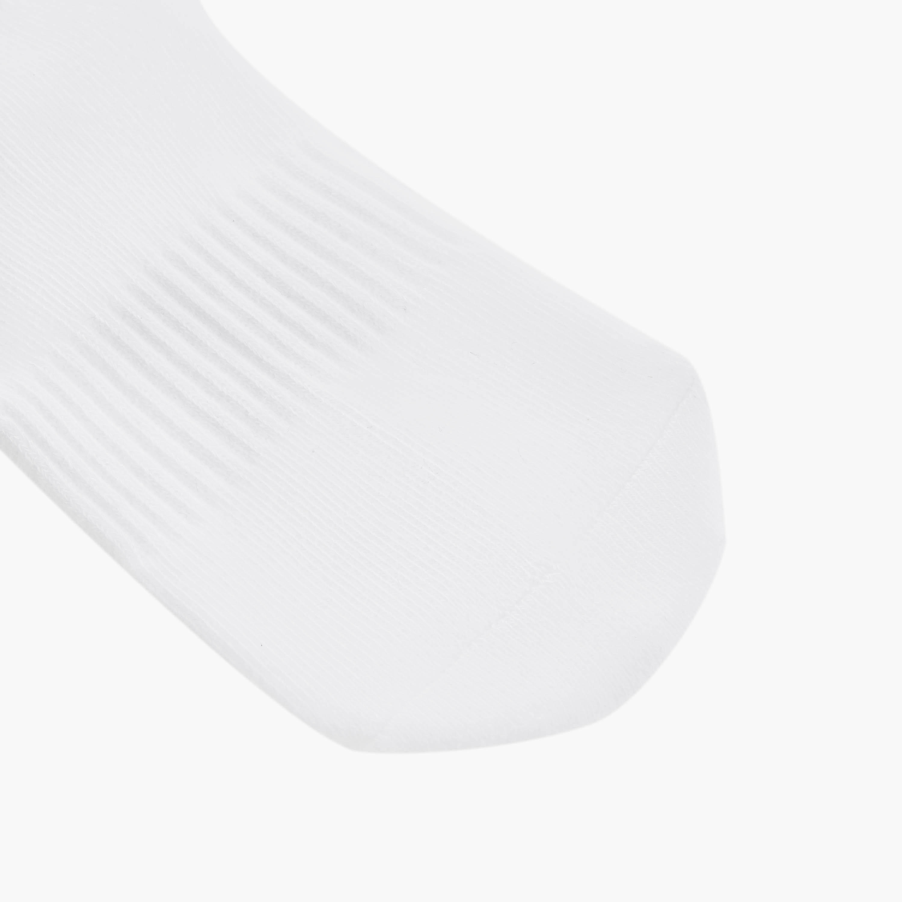Set of 3 - Ribbed Quarter Crew Length Socks with Antibacterial Protection-women-socksandstockings-image-3