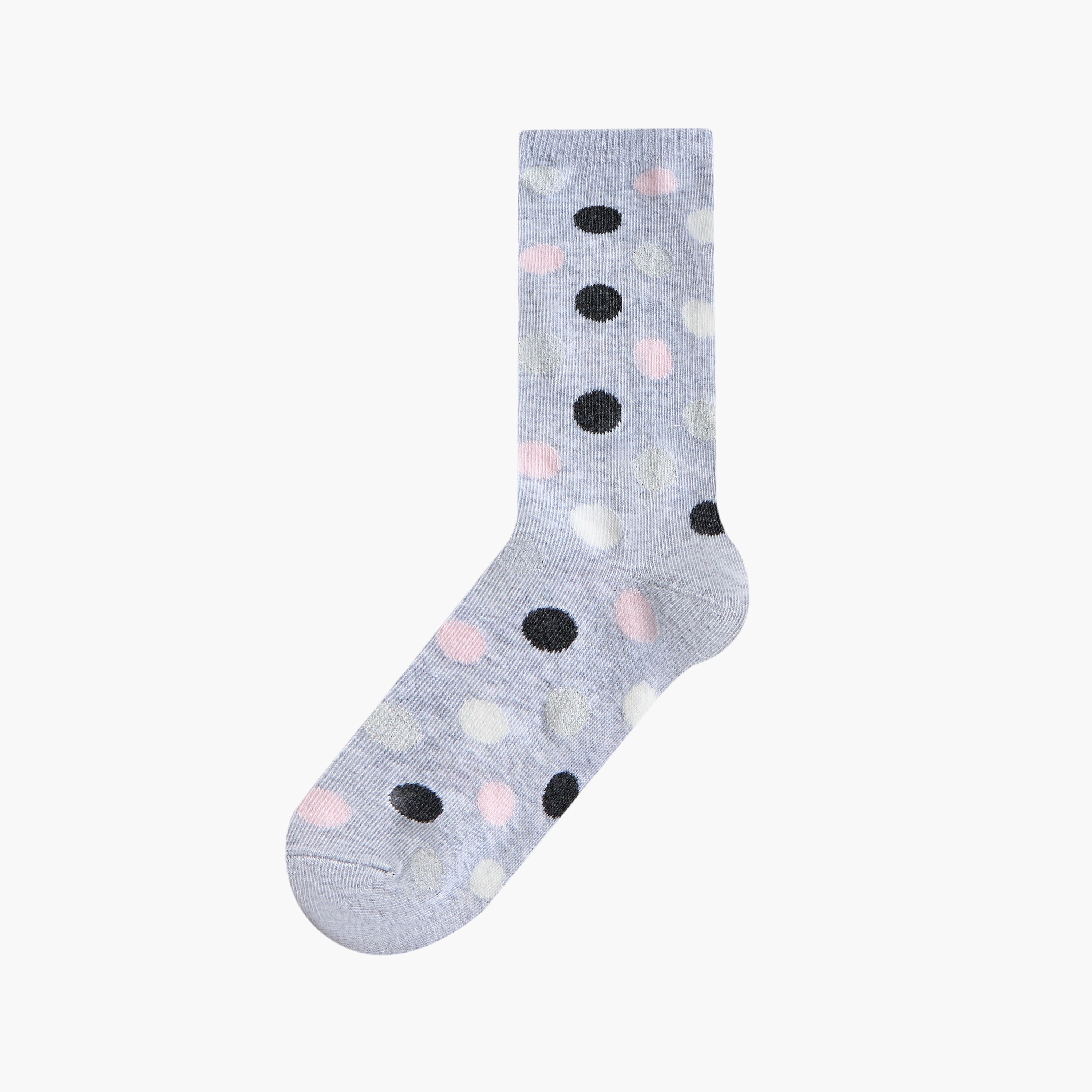 طقم جوارب 5 أزواج بطول متوسط وحماية من البكتيريا وطبعات-women-socksandstockings-image-2