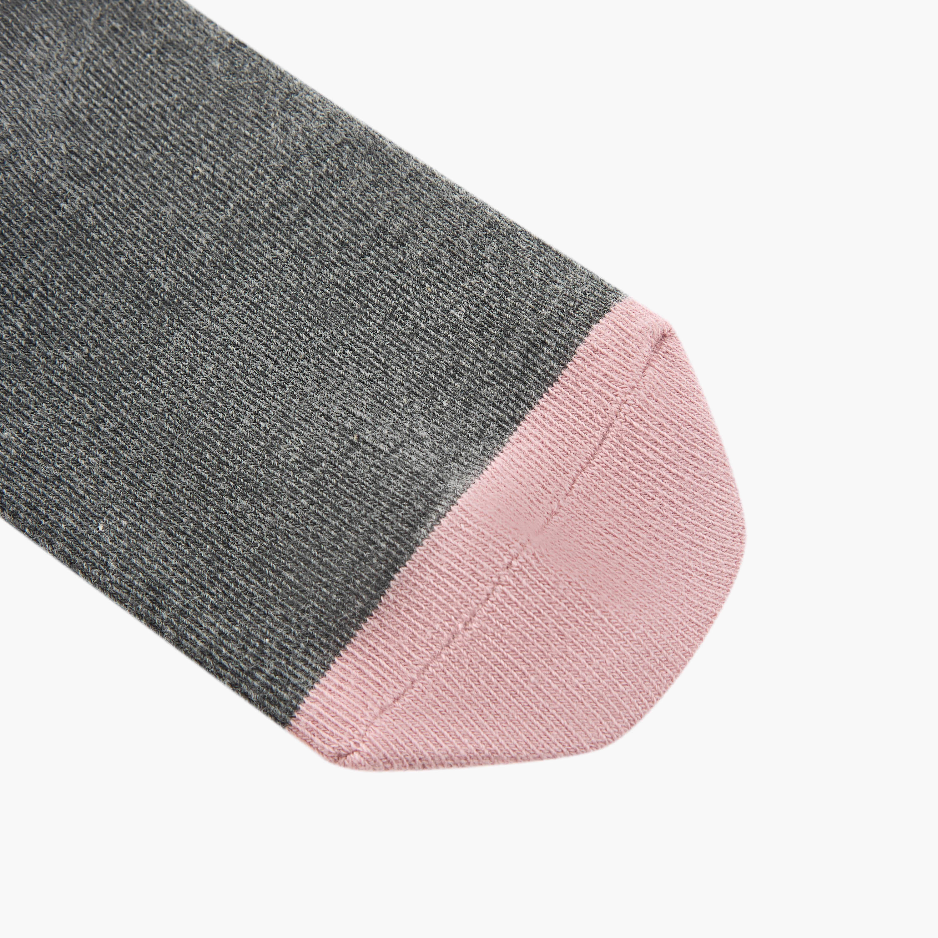 Set of 7 - Colourblock Ankle Length Socks with Antibacterial Protection-women-socksandstockings-image-3