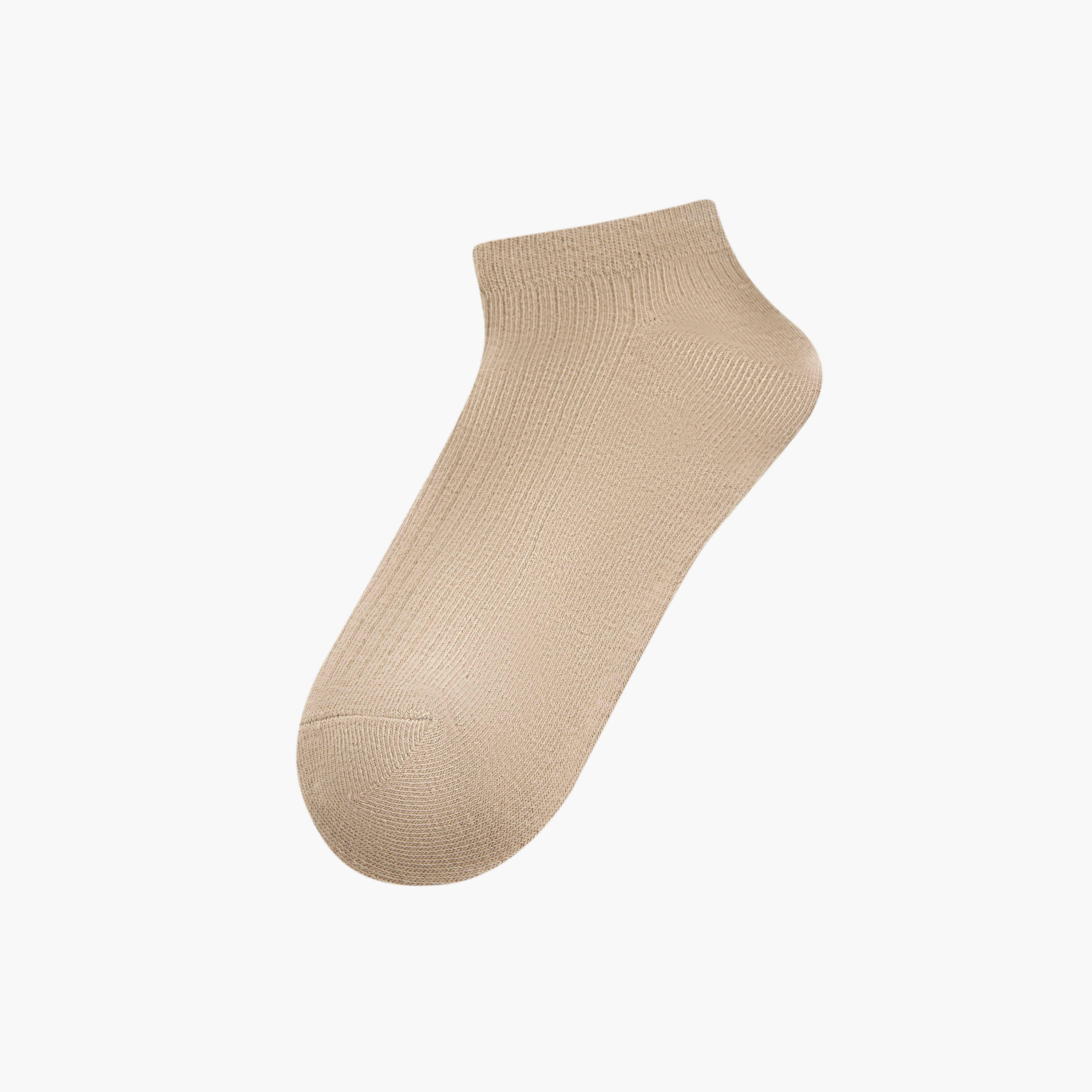طقم جوارب 7 أزواج متنوعة بطول الكاحل وحماية من البكتيريا -women-socksandstockings-image-2