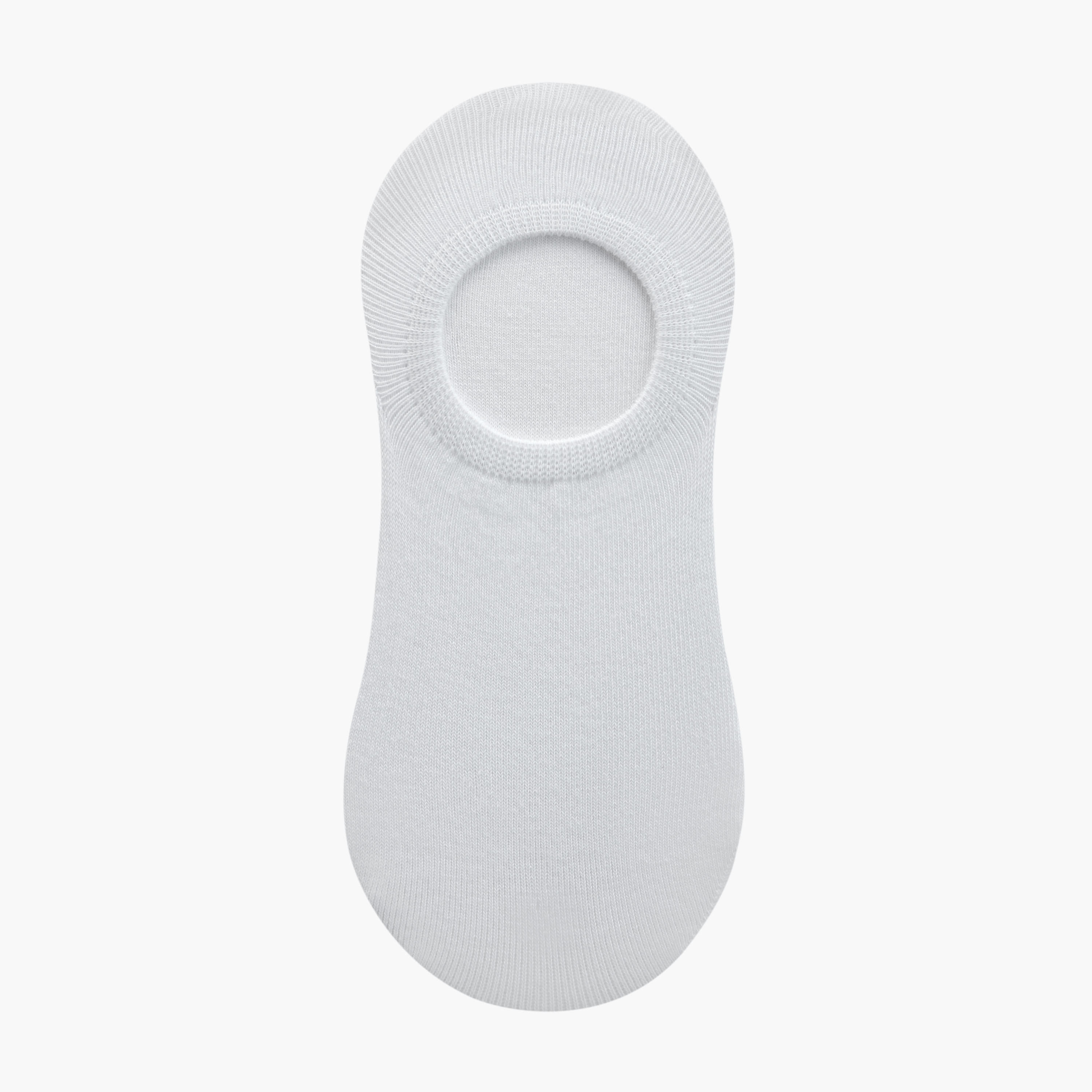 Set of 3 - Ribbed Invisible Socks with Antibacterial Protection-women-socksandstockings-image-2