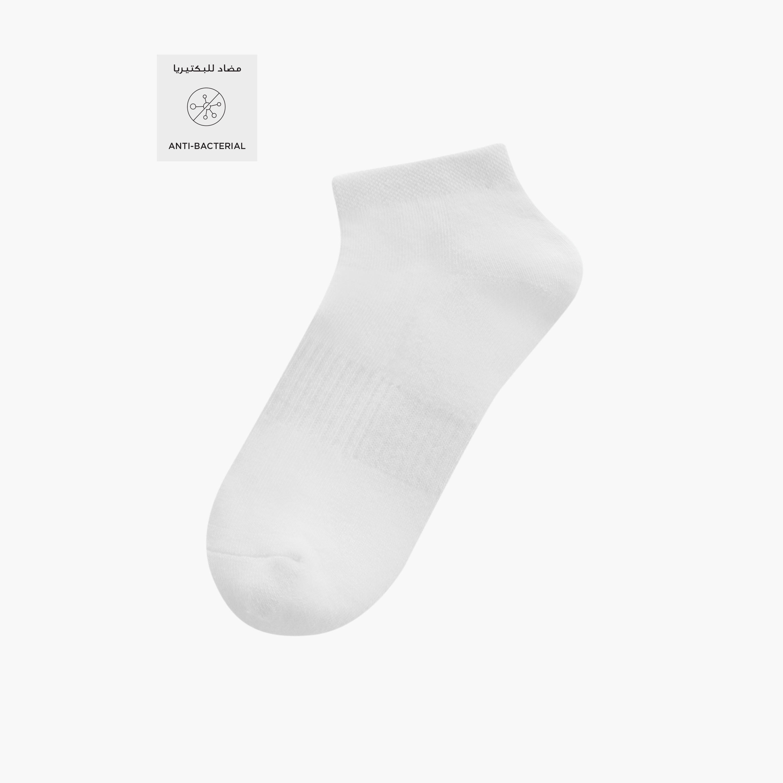 Set of 3 - Ribbed Ankle Length Socks-women-socksandstockings-image-2