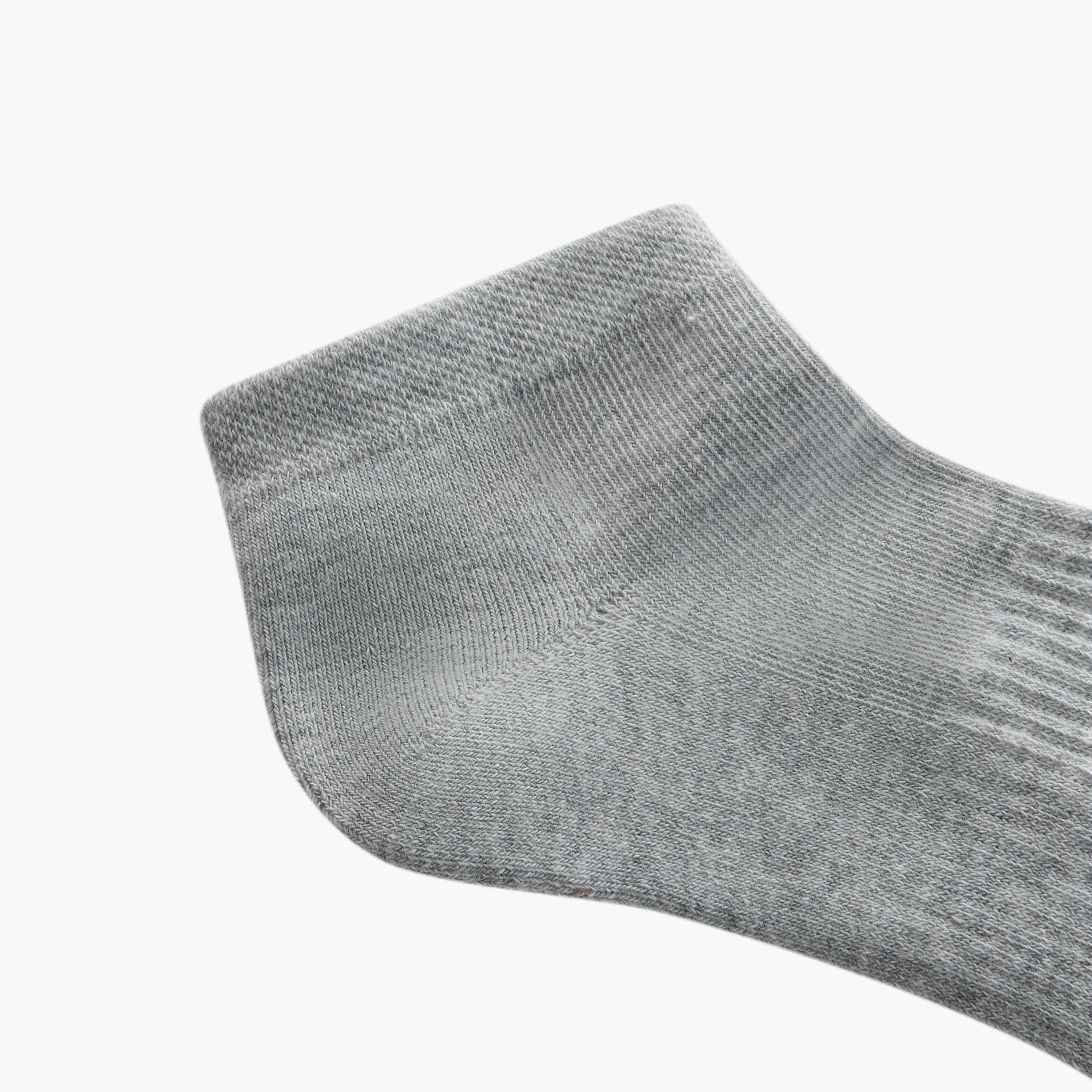 Set of 3 - Ribbed Ankle Length Socks-women-socksandstockings-image-5