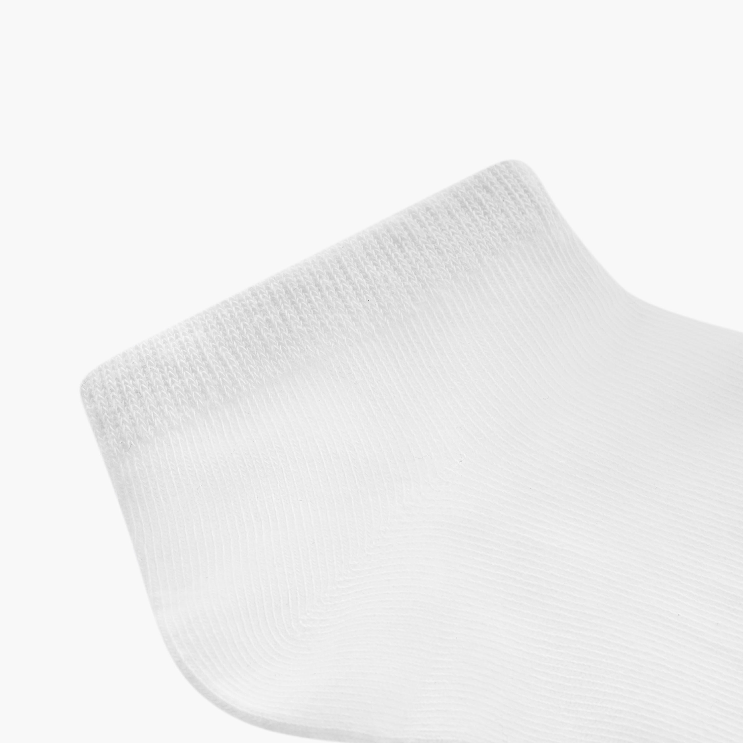 Set of 5 - Ribbed Ankle Length Socks with Antibacterial Protection-women-socksandstockings-image-5