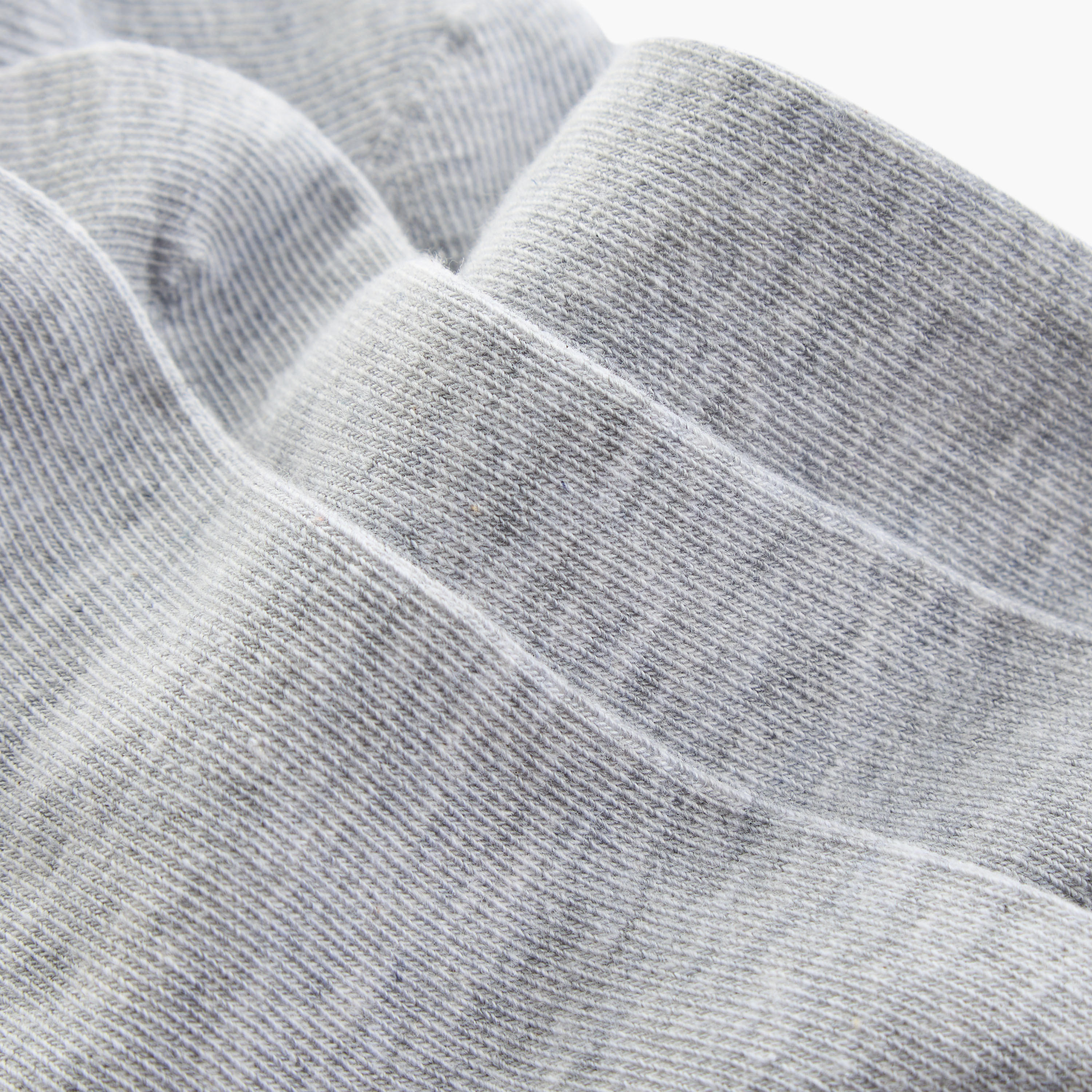 Set of 5 - Ribbed Ankle Length Socks with Antibacterial Protection-women-socksandstockings-image-4