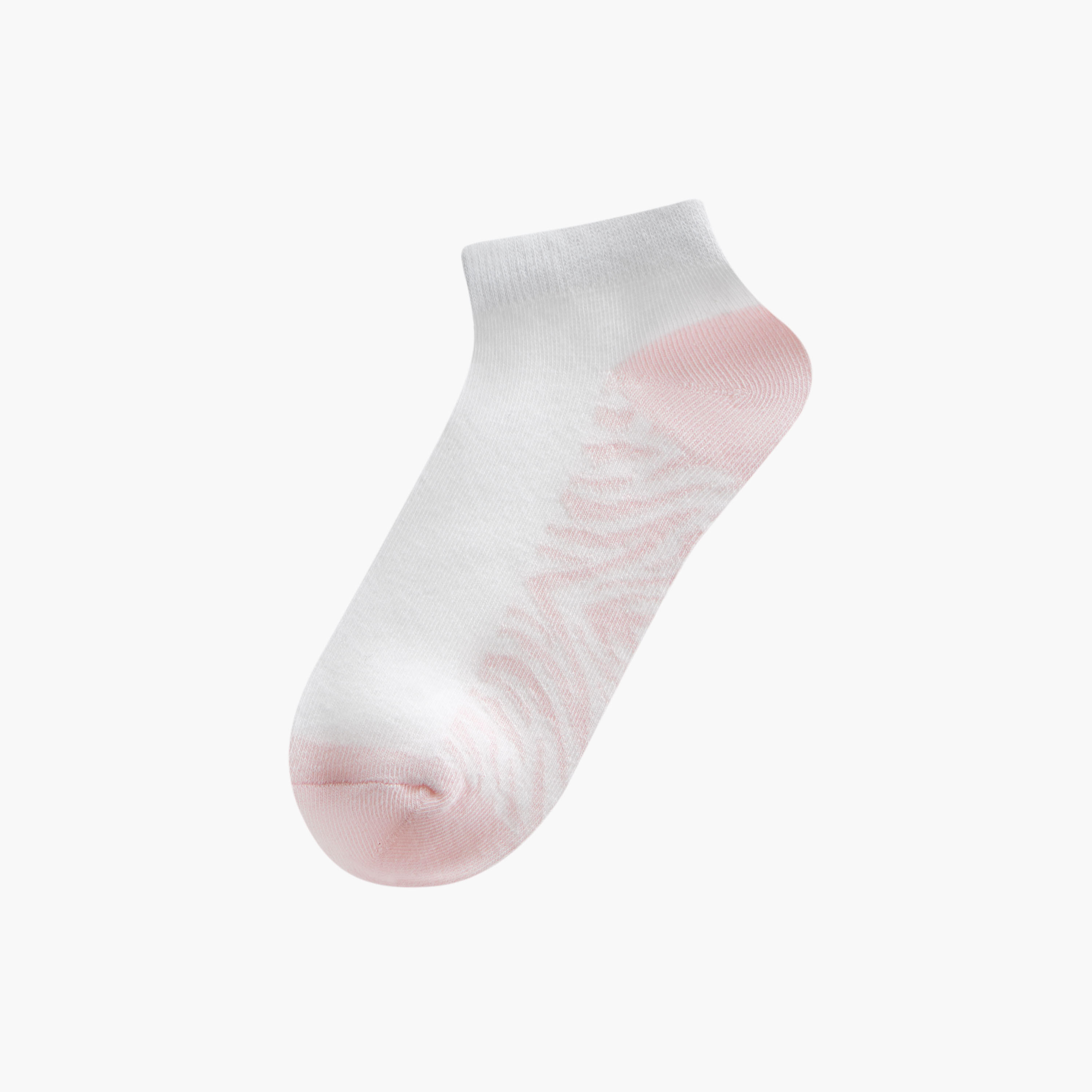 Set of 7 - Assorted Trainer Socks with Antibacterial Protection-women-socksandstockings-image-2
