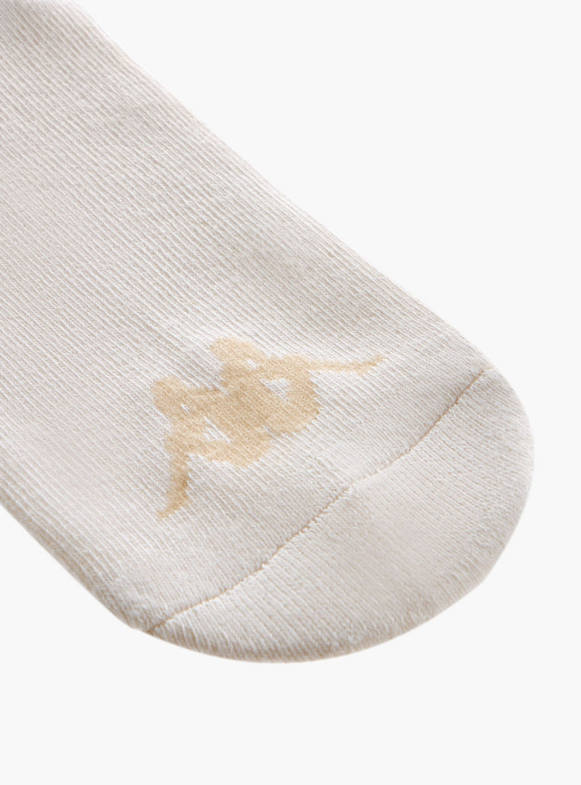 طقم جوارب رياضية 3 أزواج بحماية من البكتيريا وطبعات الشعار من كابا-women-socksandstockings-image-3