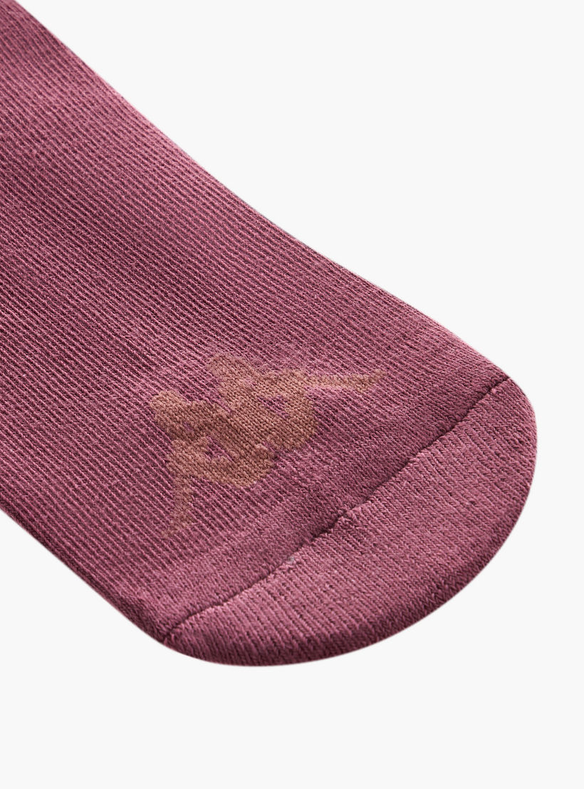طقم جوارب مضلعة 3 أزواج بطول الكاحل وحماية من البكتيريا من كابا-women-socksandstockings-image-3