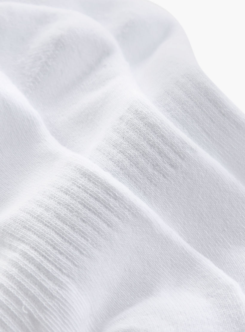 Set of 3 - Kappa Logo Print Ankle Length Socks with Antibacterial Protection-women-socksandstockings-image-4