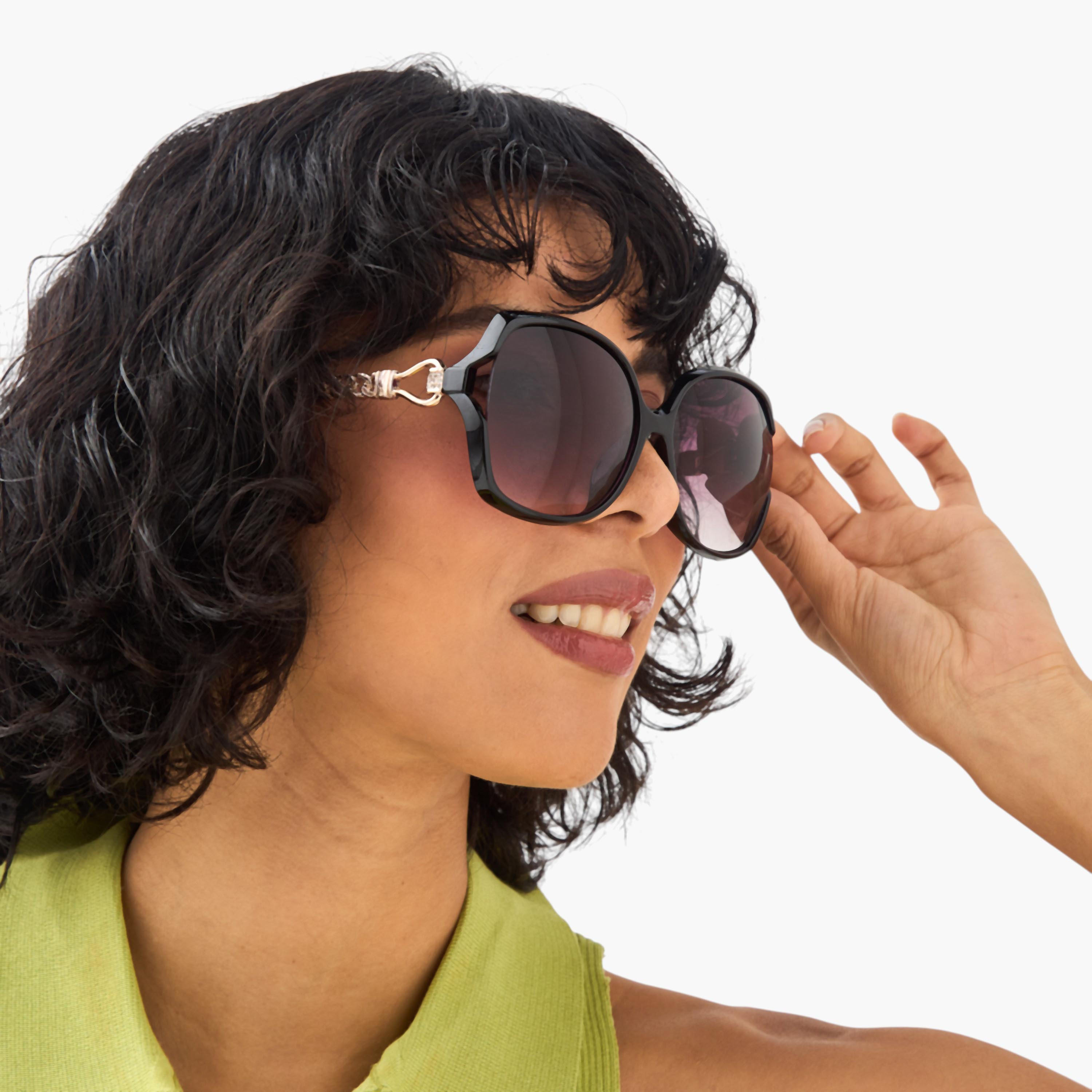 Tinted Lens Chain Detail Sunglasses-women-sunglasses-image-2