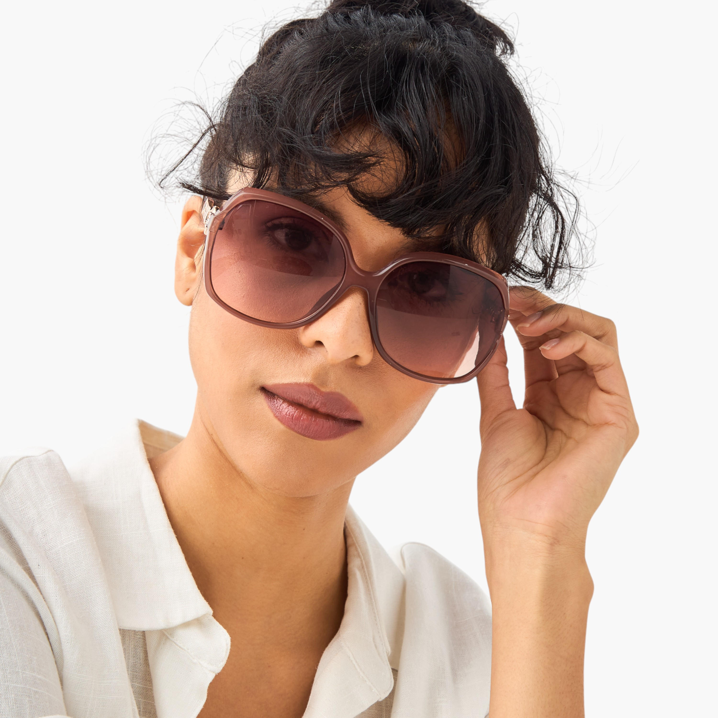 Tinted Lens Chain Detail Sunglasses-women-sunglasses-image-2