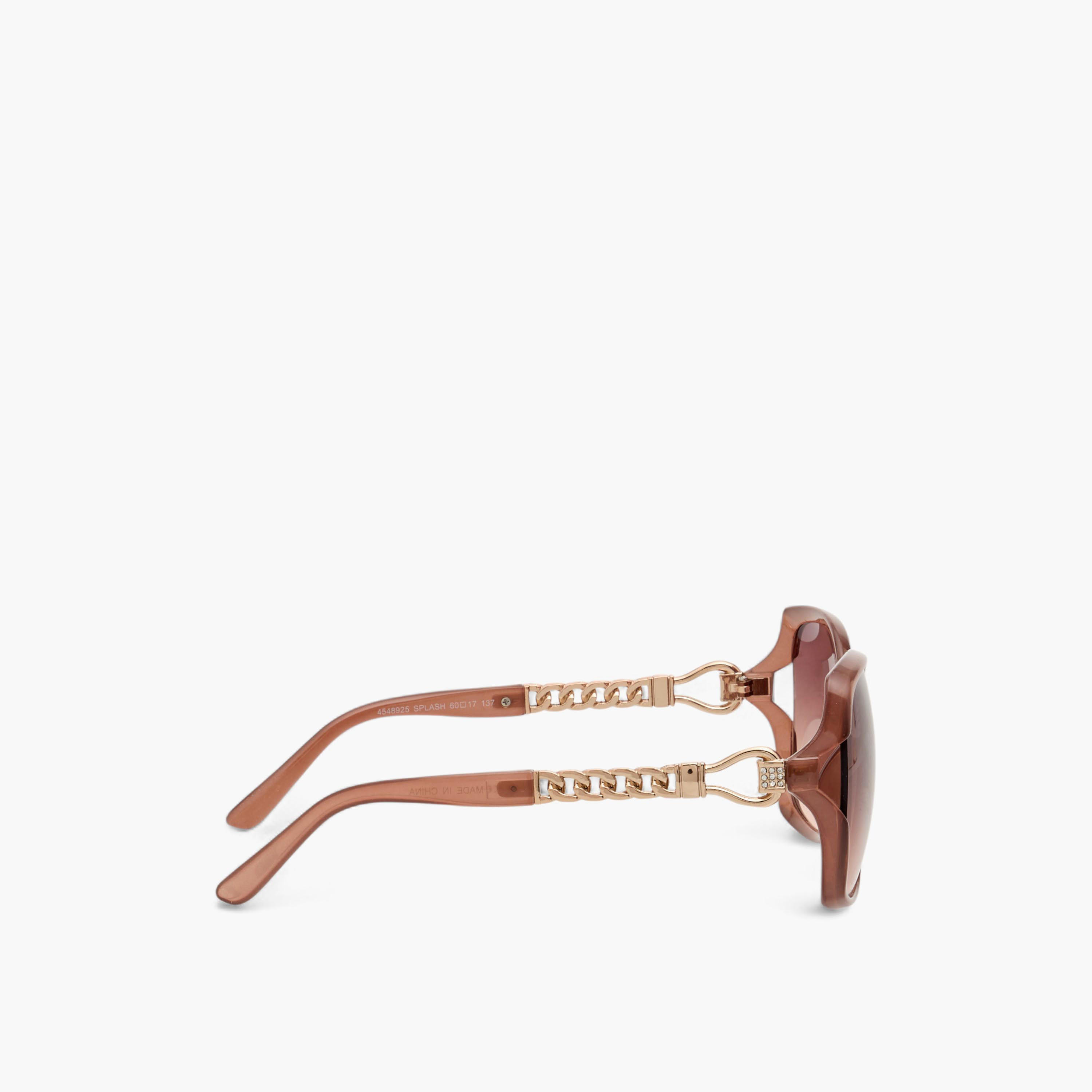 Tinted Lens Chain Detail Sunglasses-women-sunglasses-image-4