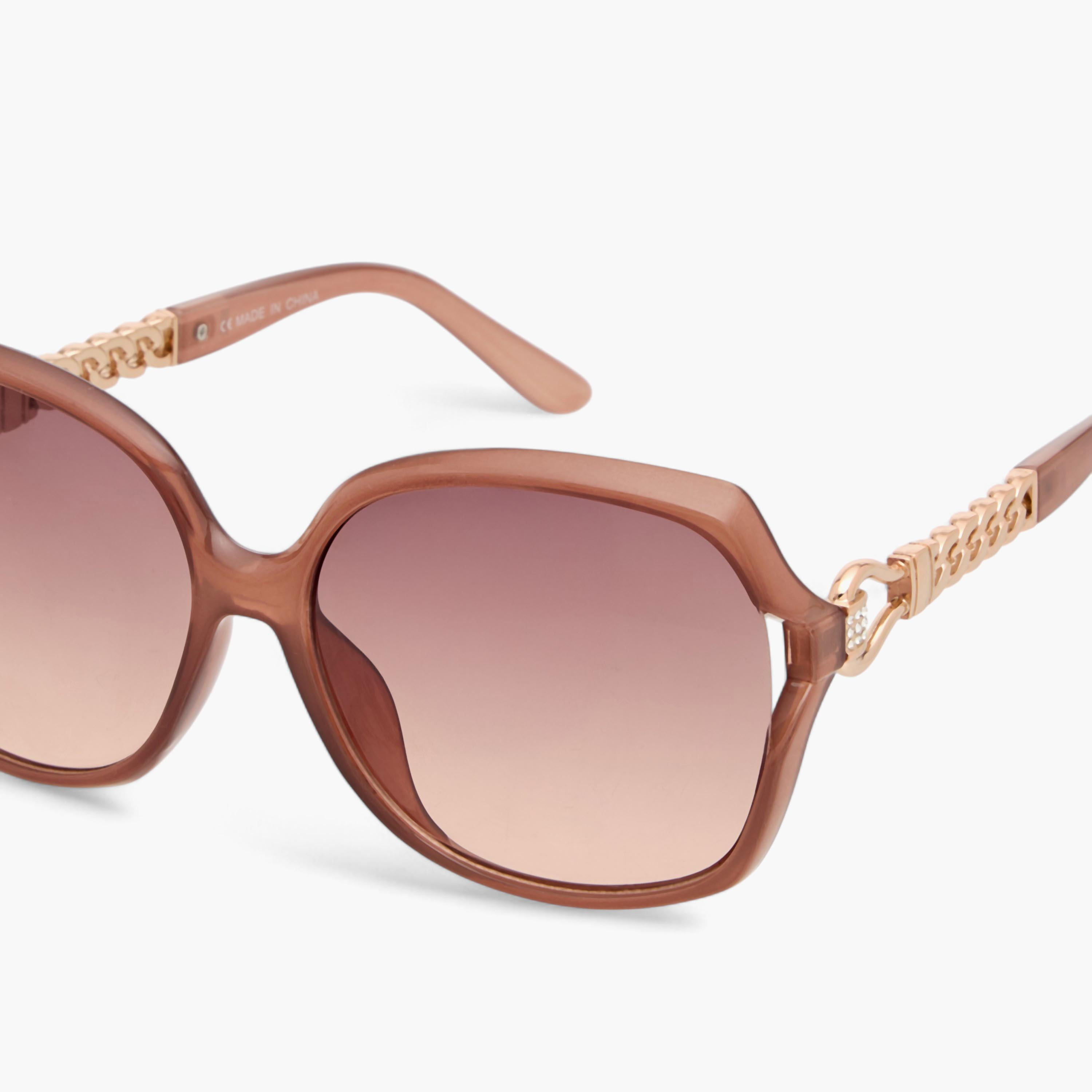 Tinted Lens Chain Detail Sunglasses-women-sunglasses-image-6