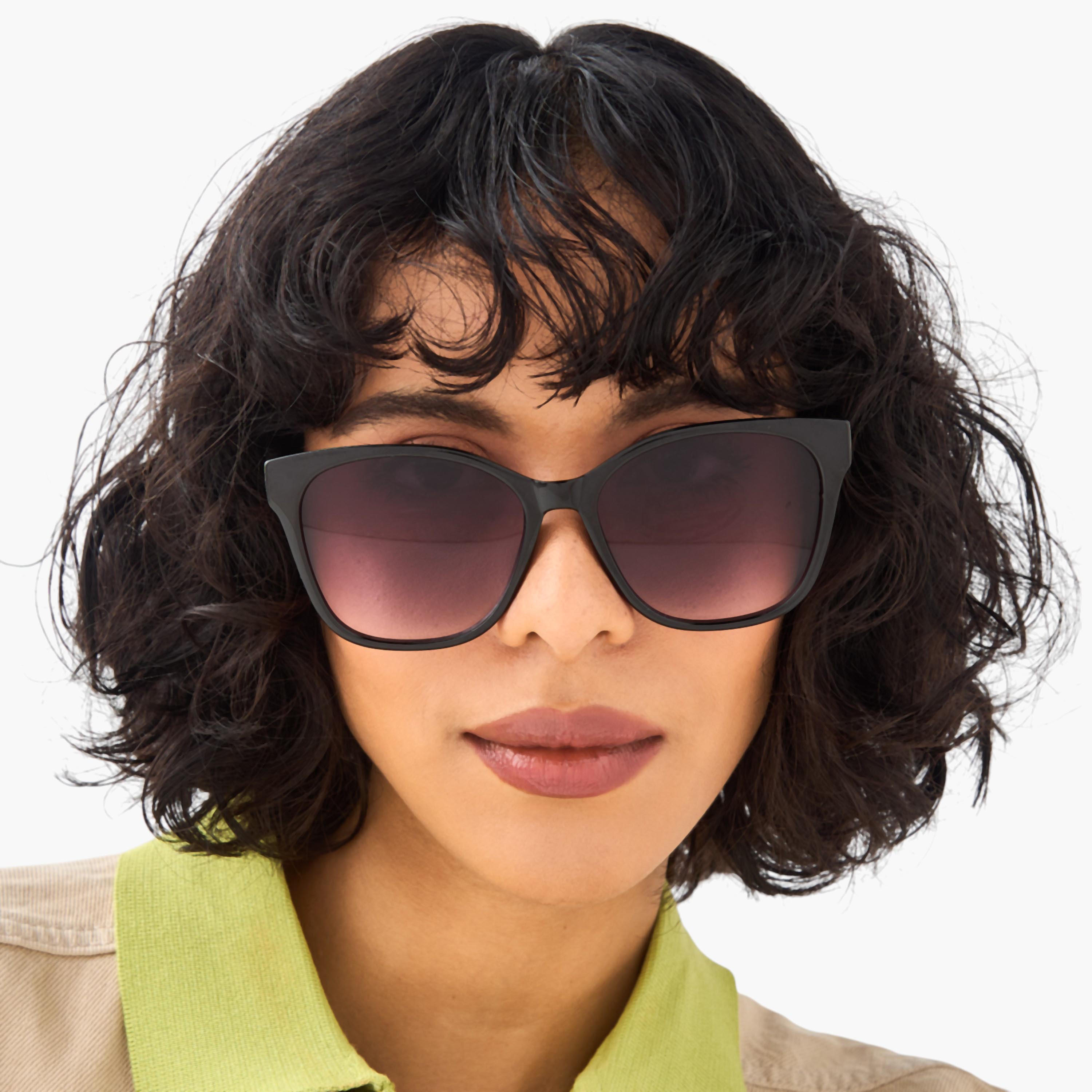 نظارات شمسية بإطار كامل وعدسات ملونة-women-sunglasses-image-2