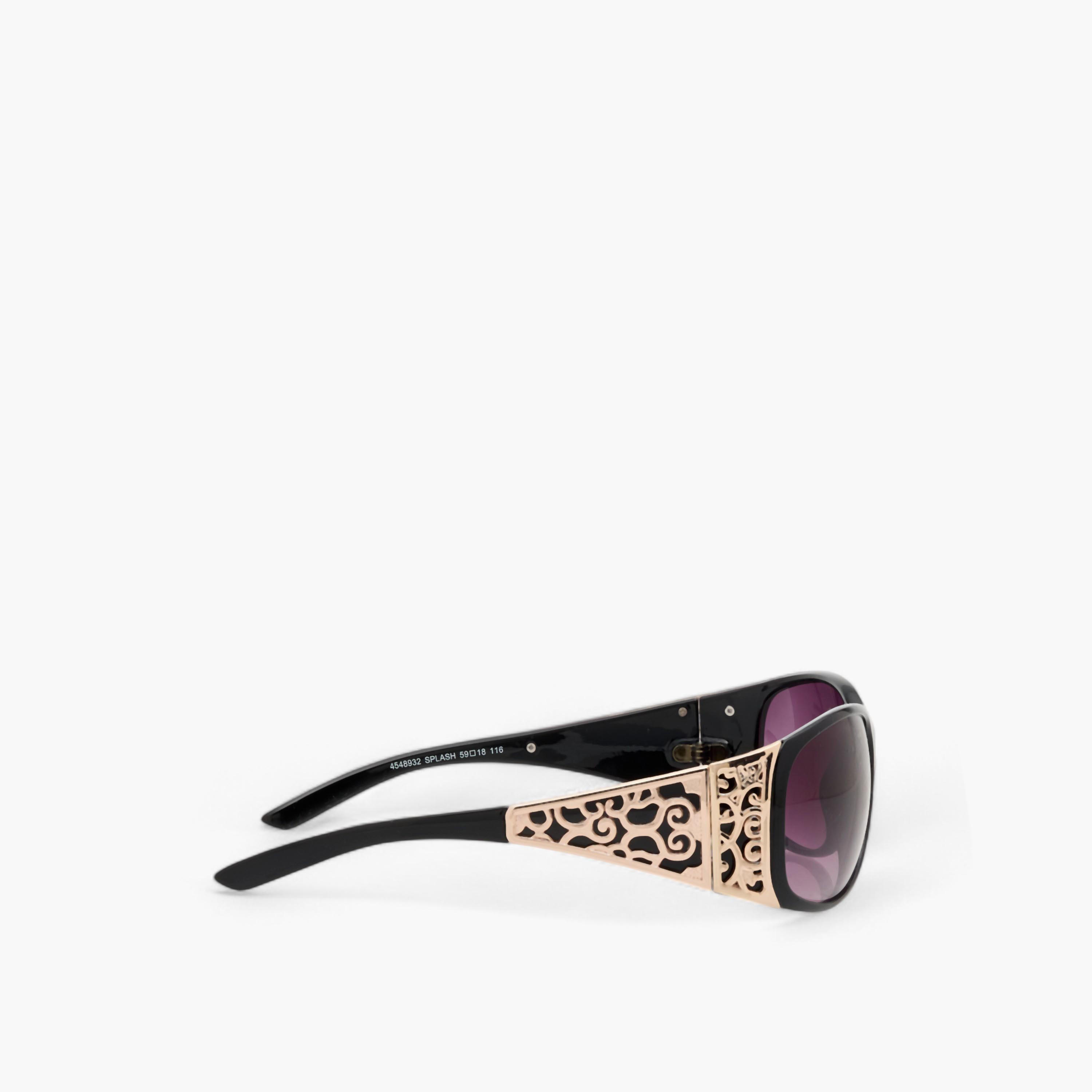 Tinted Lens Full Rim Sunglasses-women-sunglasses-image-4
