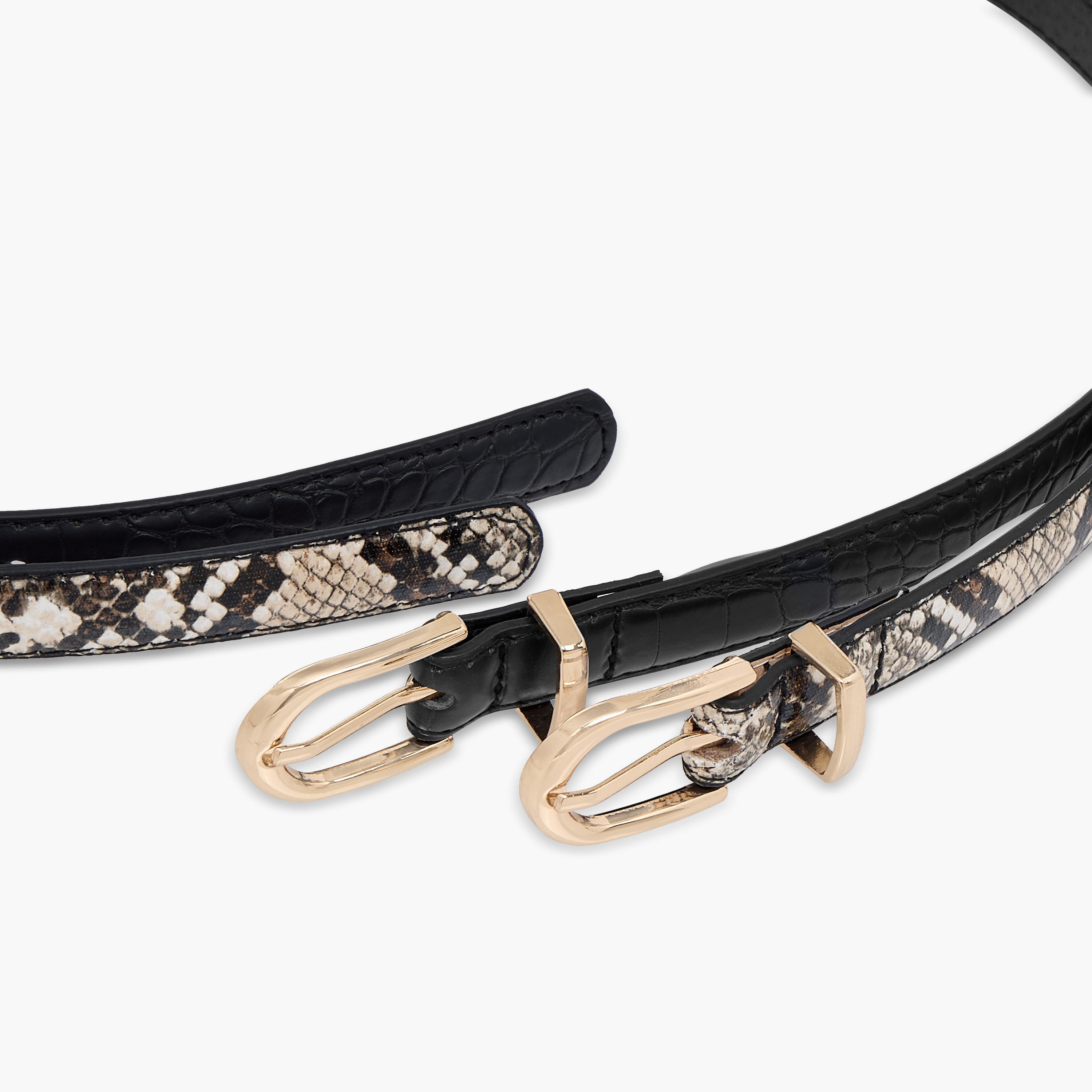 حزام بإبزيم إغلاق وطبعات - مجموعة من 2-women-clothingaccessories-belts-image-5