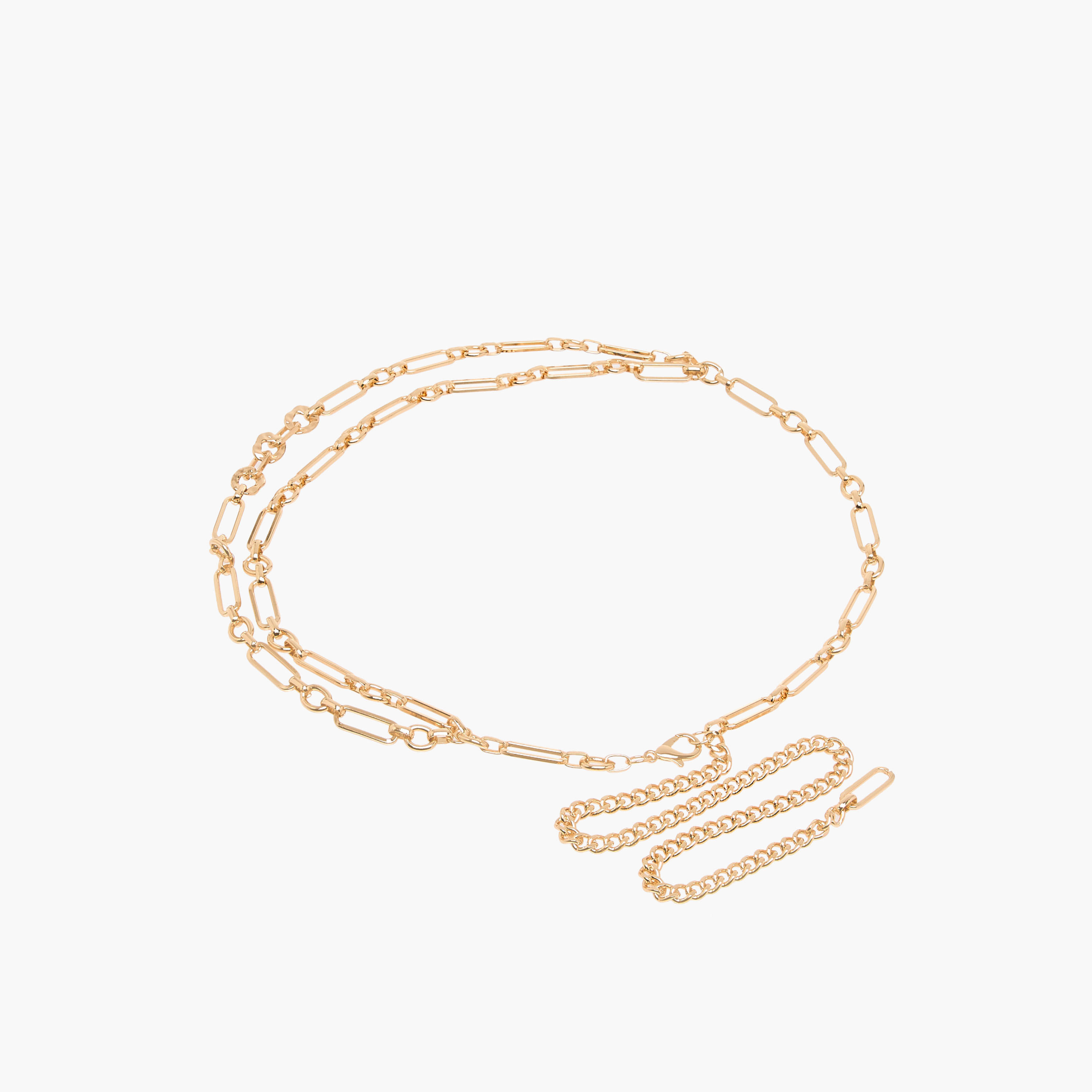 حزام سلسلة طبقتين مع إغلاق مشبك لوبستر-women-clothingaccessories-belts-image-3