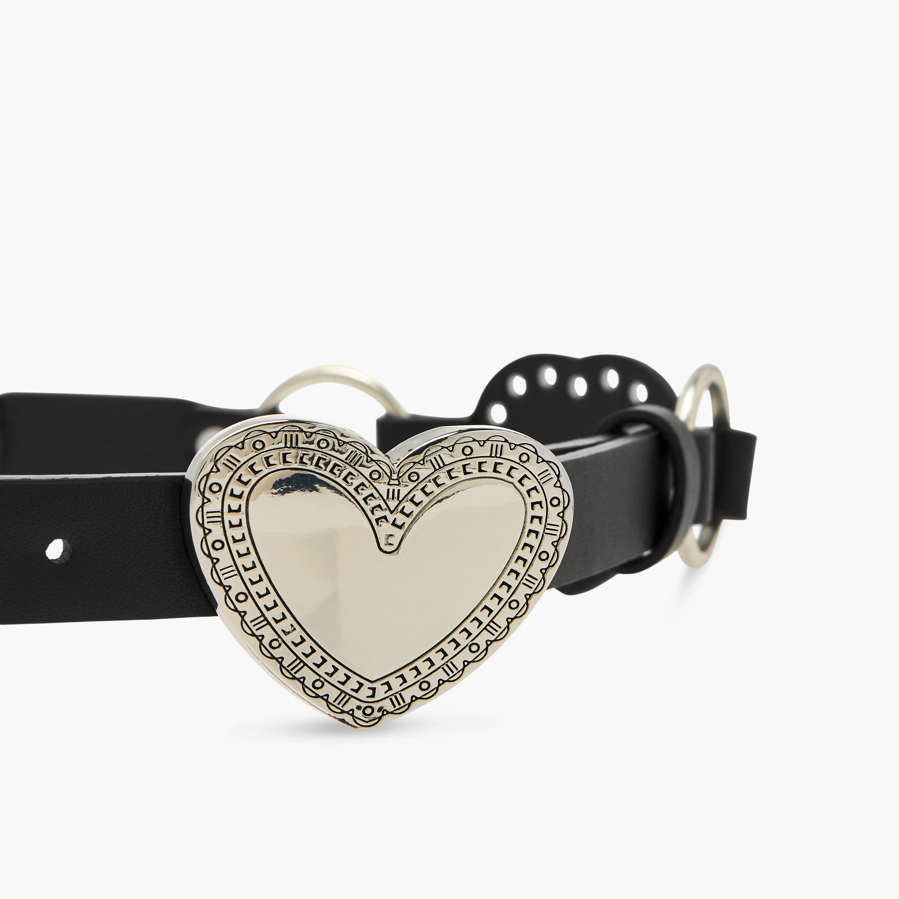 Heart Accent Belt with Buckle Closure-women-clothingaccessories-belts-image-3