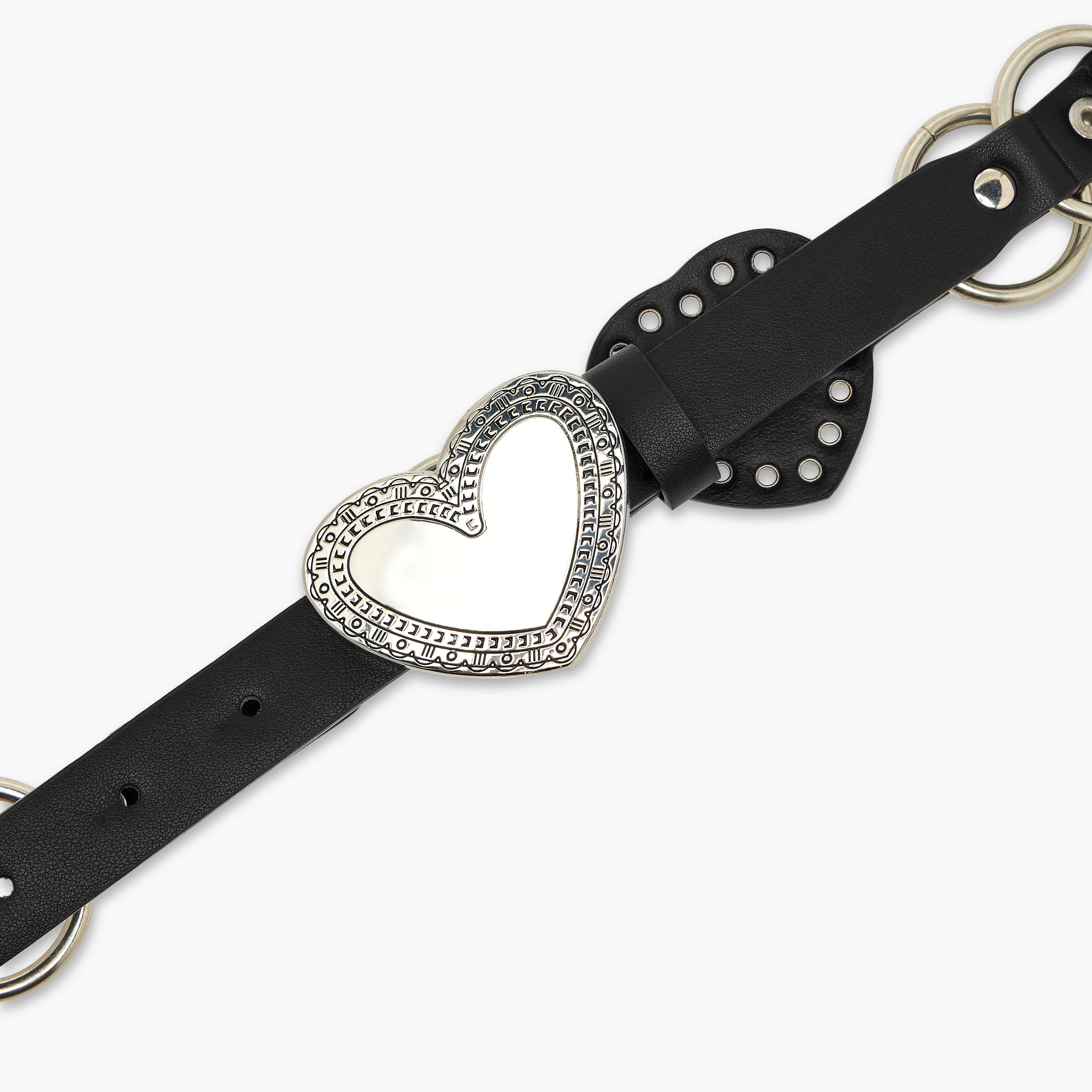 Heart Accent Belt with Buckle Closure-women-clothingaccessories-belts-image-5