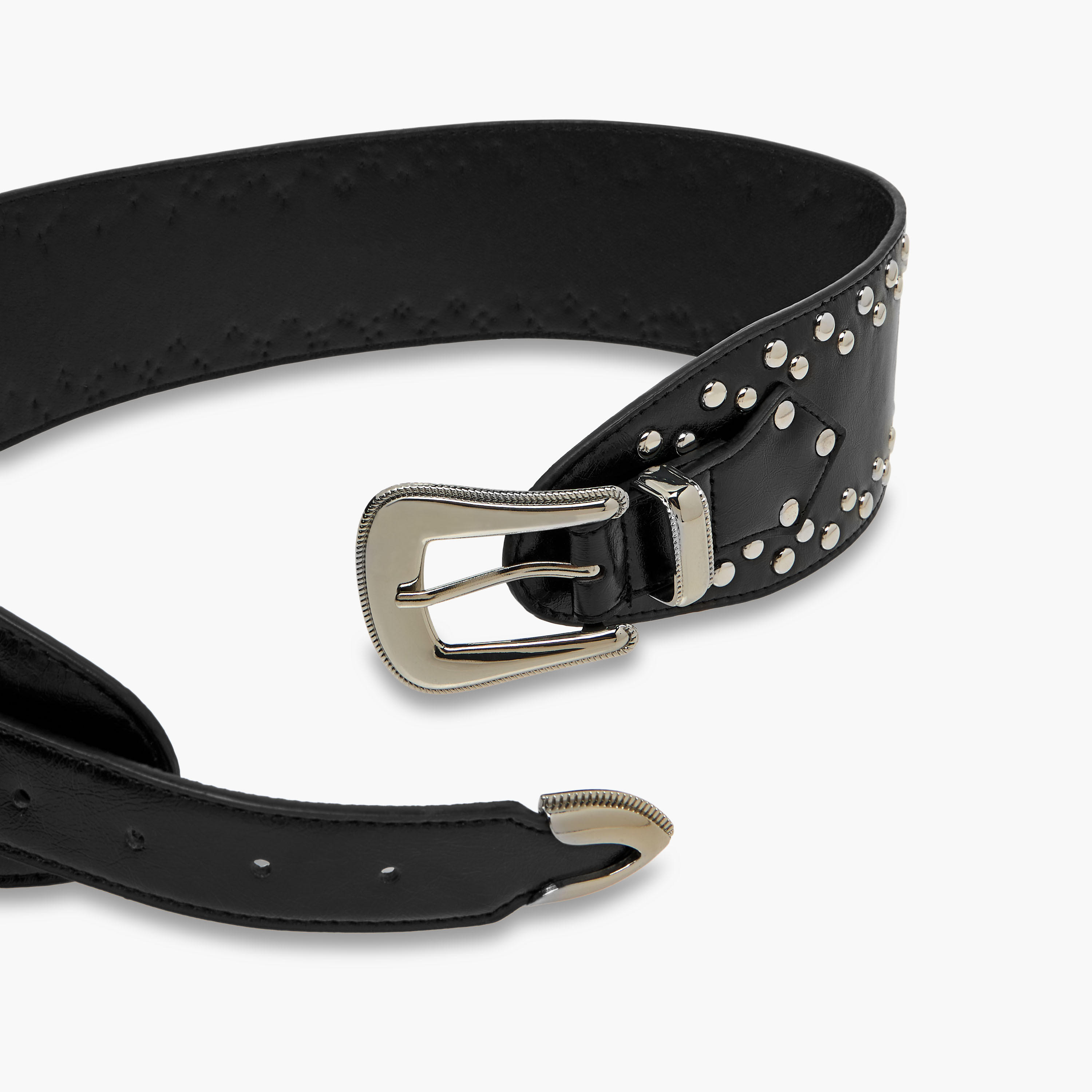 Studded Belt with Pin Buckle Closure-women-clothingaccessories-belts-image-6