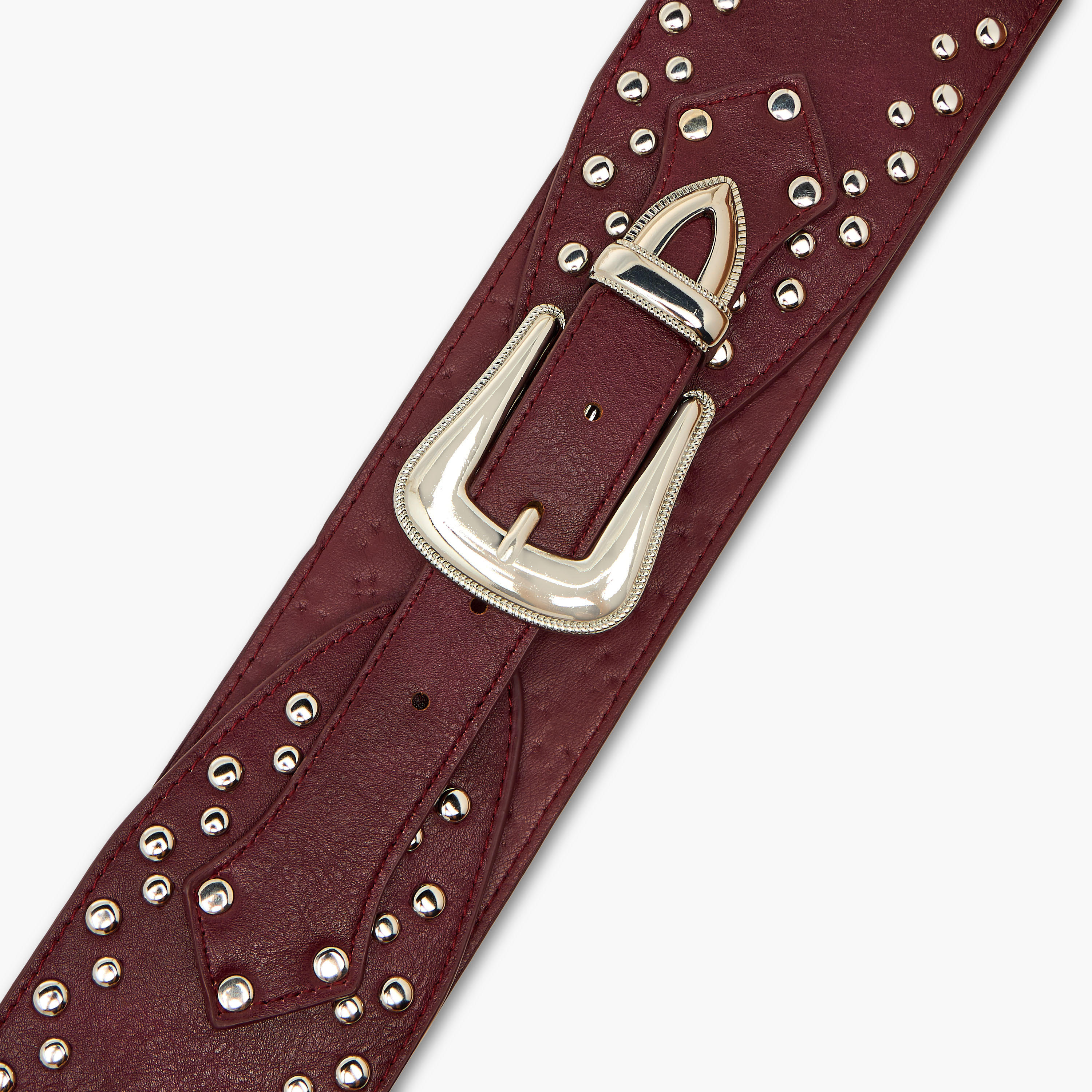 Studded Belt with Pin Buckle Closure-women-clothingaccessories-belts-image-5