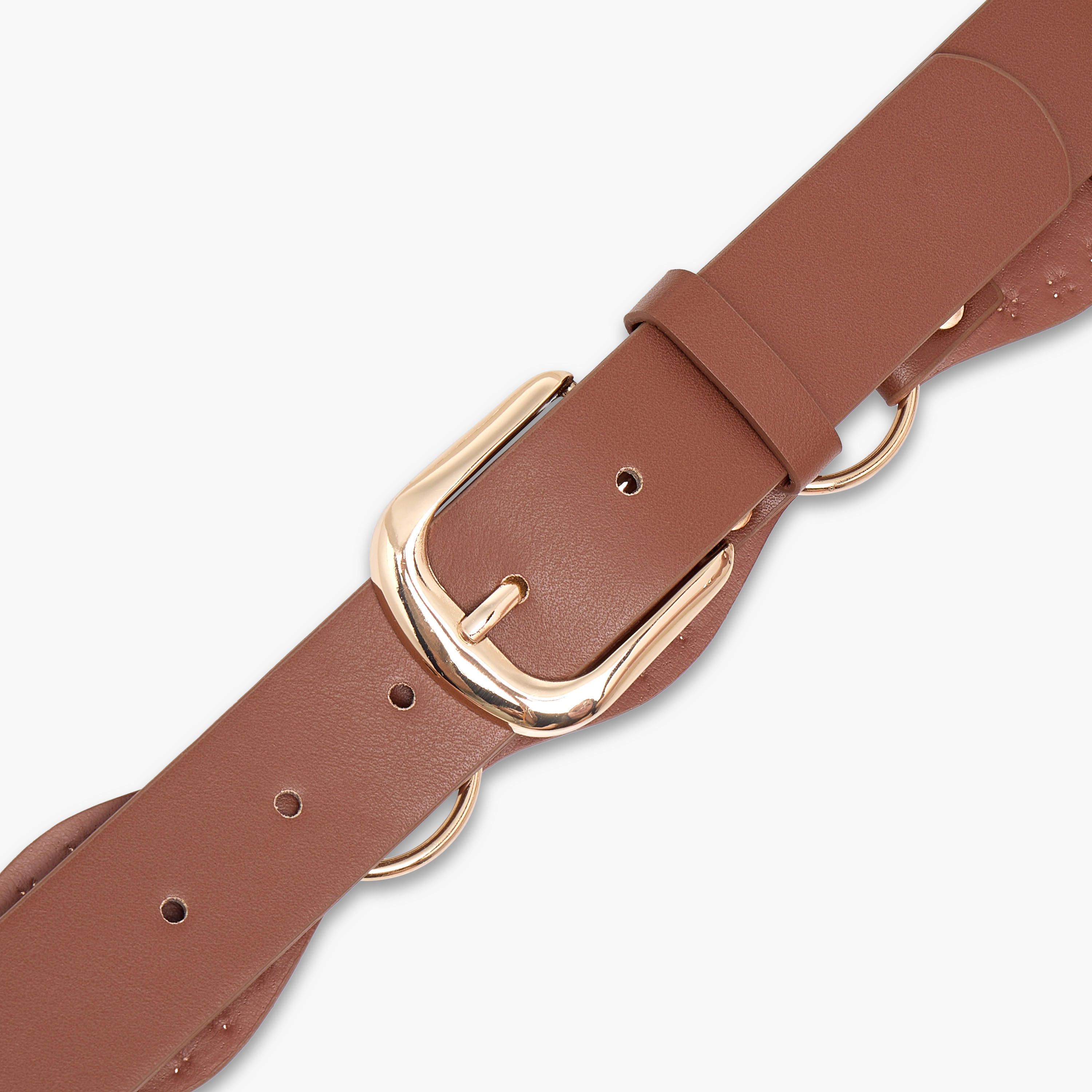 حزام بإبزيم إغلاق بدبوس وتزيينات معدنية-women-clothingaccessories-belts-image-5