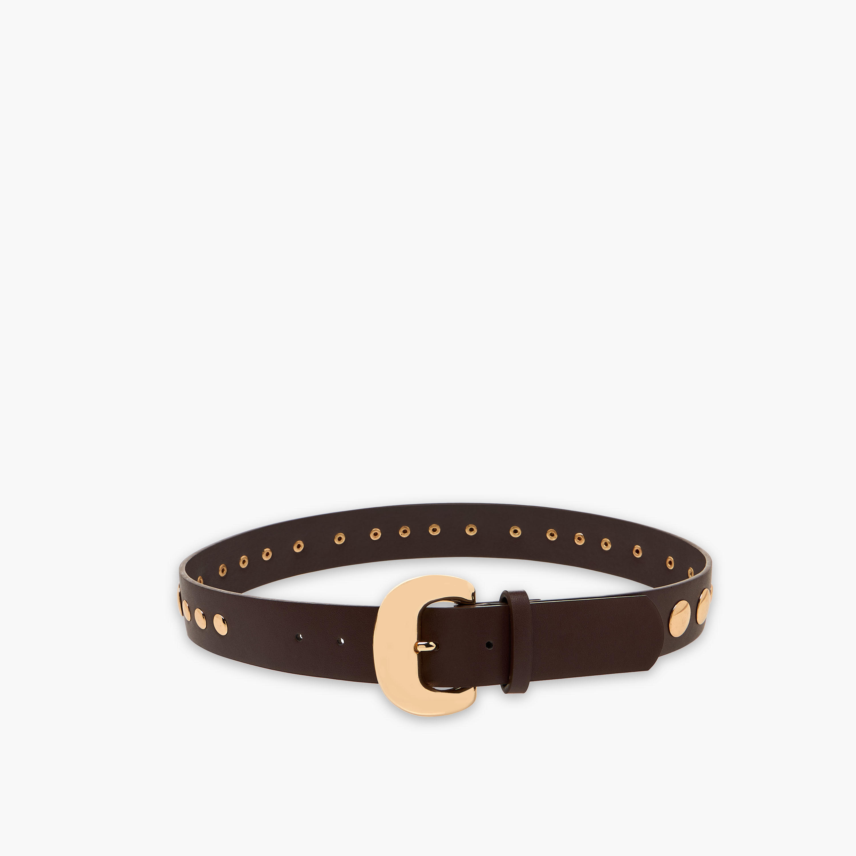 Studded Belt with Pin Buckle Closure-women-clothingaccessories-belts-image-1