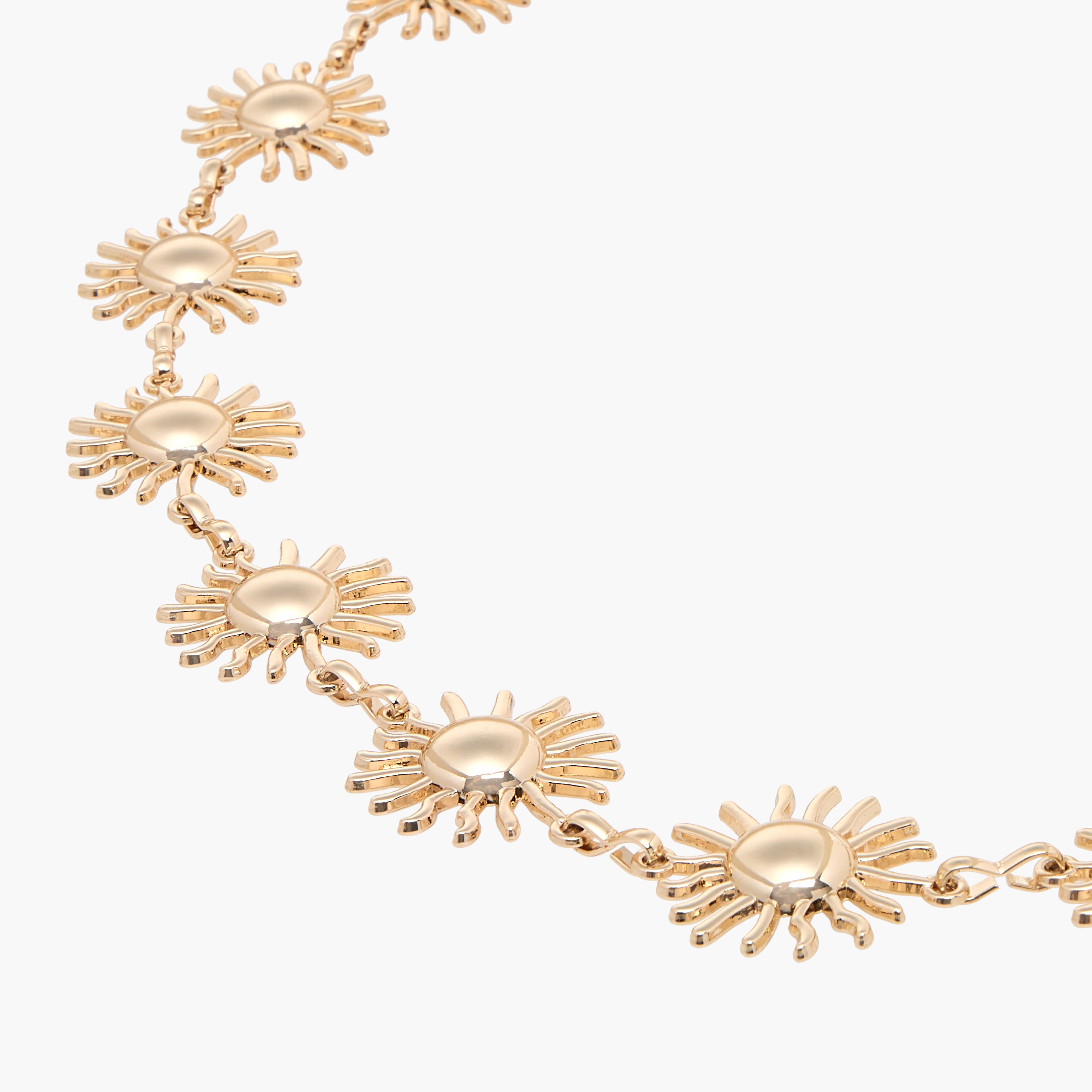 Sun Charm Embellished Belt with Lobster Clasp Closure-women-clothingaccessories-belts-image-3