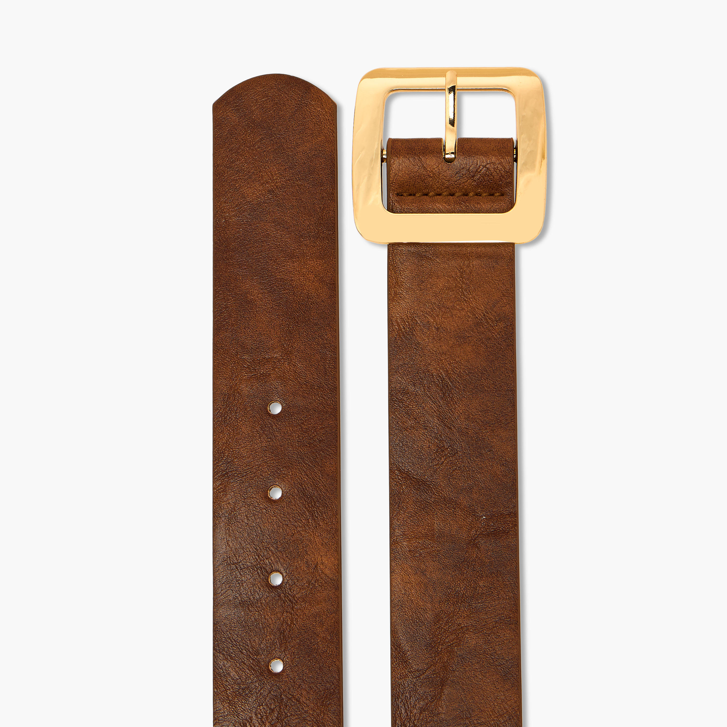 حزام بارز الملمس بإبزيم إغلاق بدبوس-women-clothingaccessories-belts-image-1