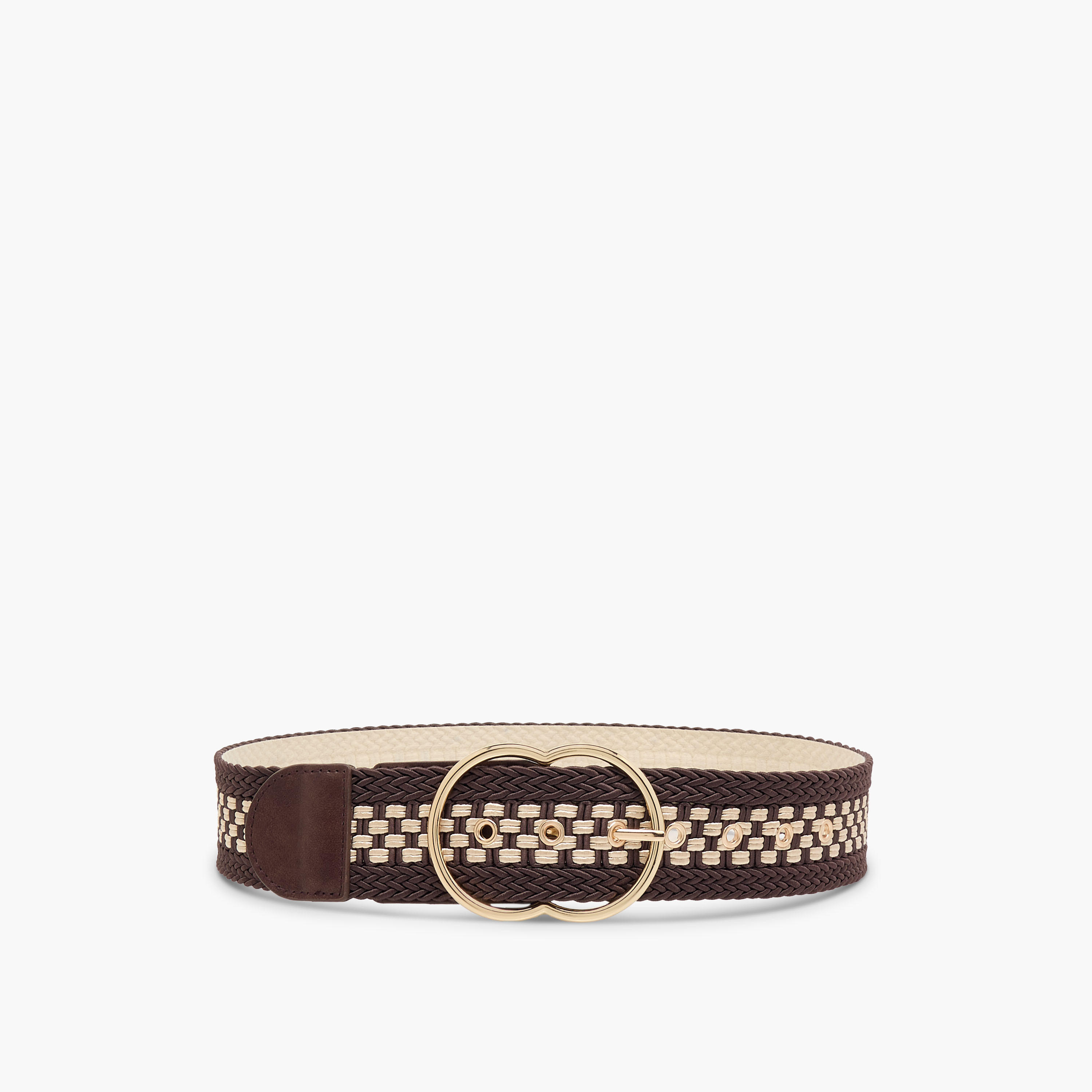 Textured Belt with Pin Buckle Closure-women-clothingaccessories-belts-image-1
