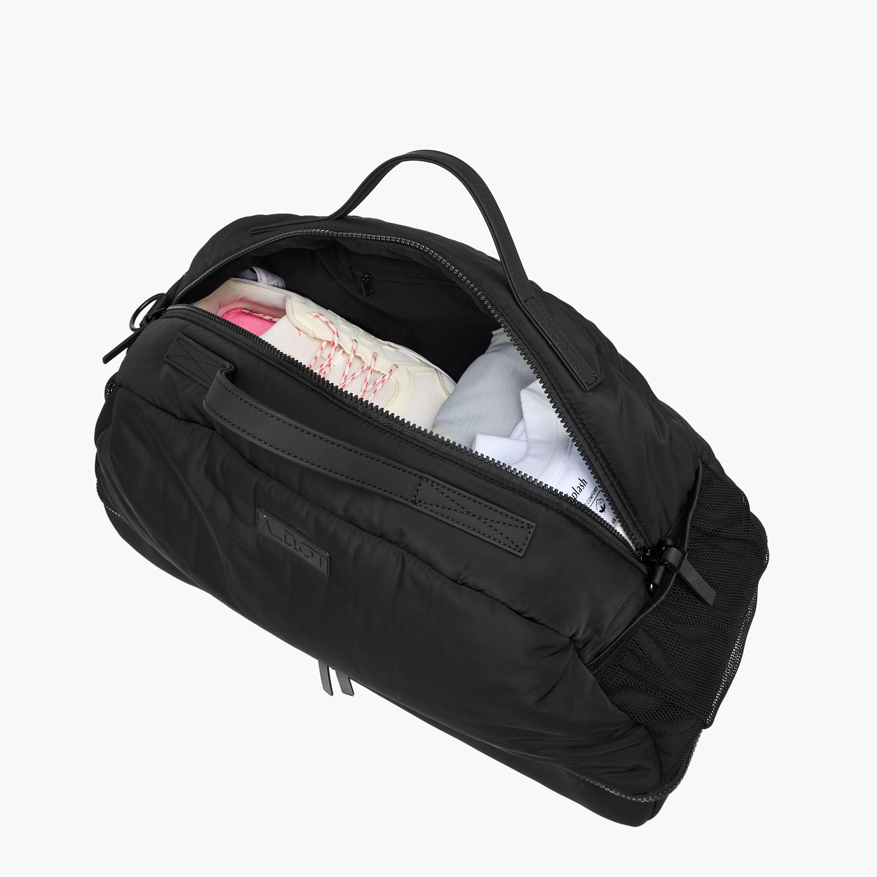 Duffle Bag with Double Handles and Zip Closure-women-bagsandwallets-handbags-image-8