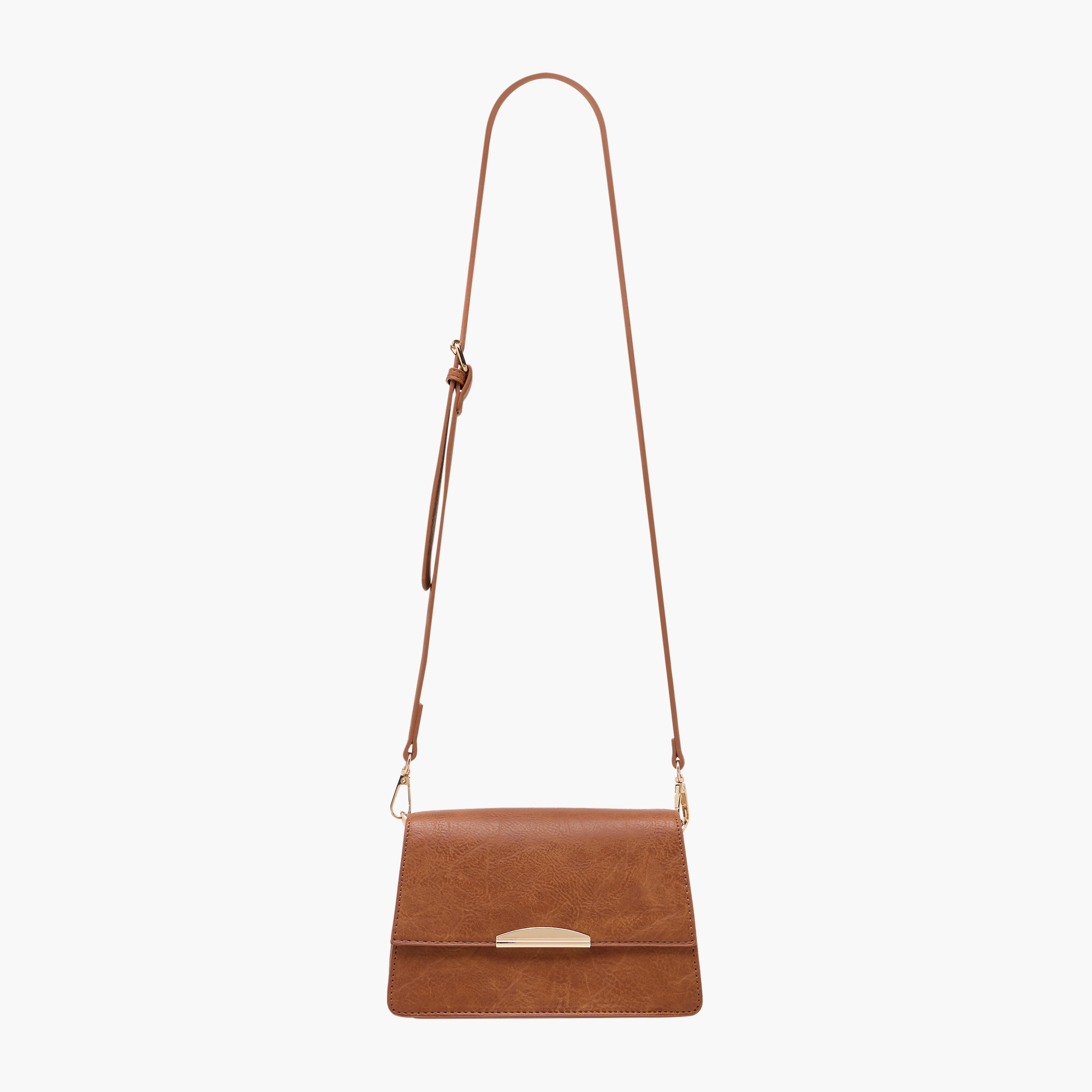 شنطة كروس بودي بزر إغلاق وزينة معدنية-women-bagsandwallets-handbags-image-3
