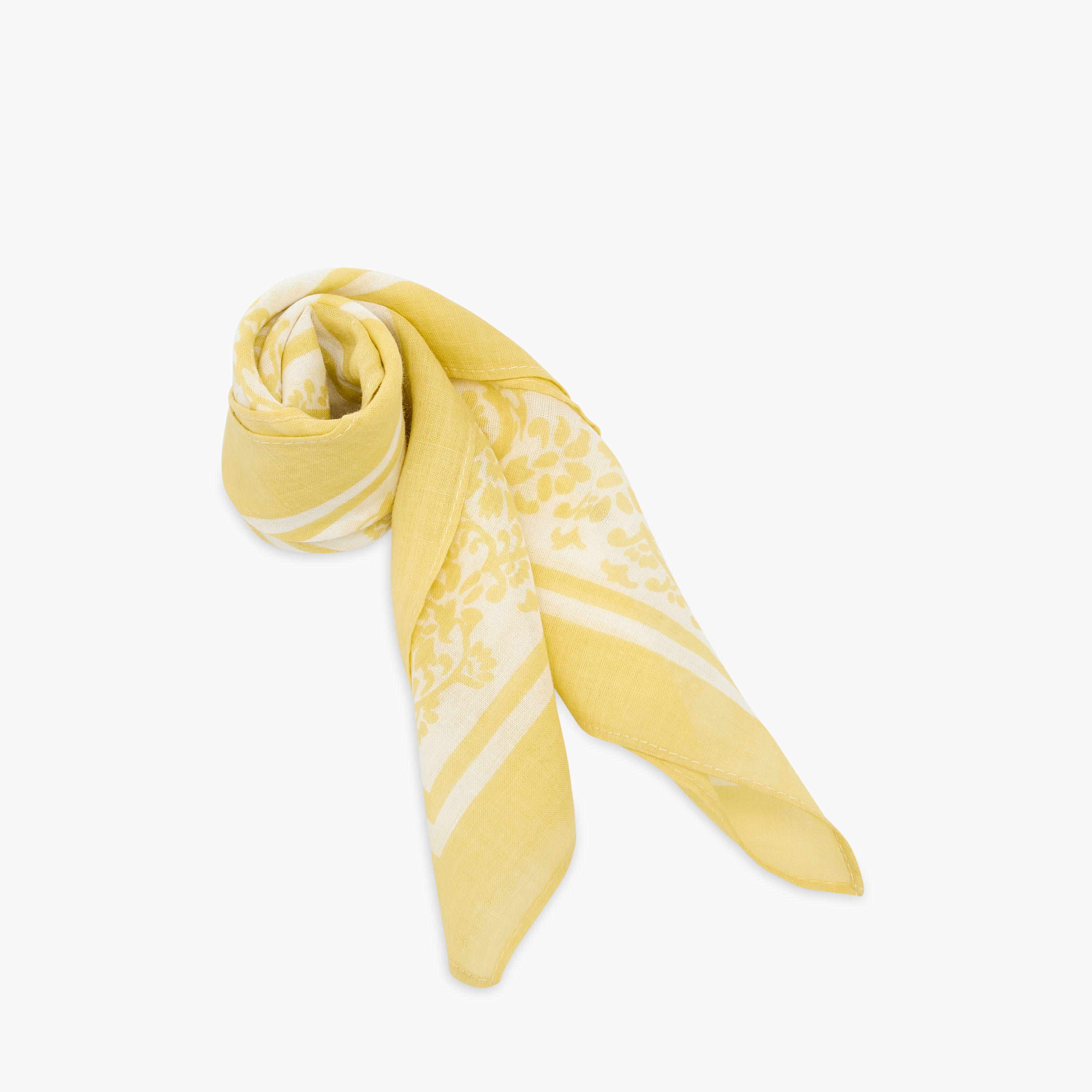 Floral Print Square Scarf-women-winterwear-scarves-image-4
