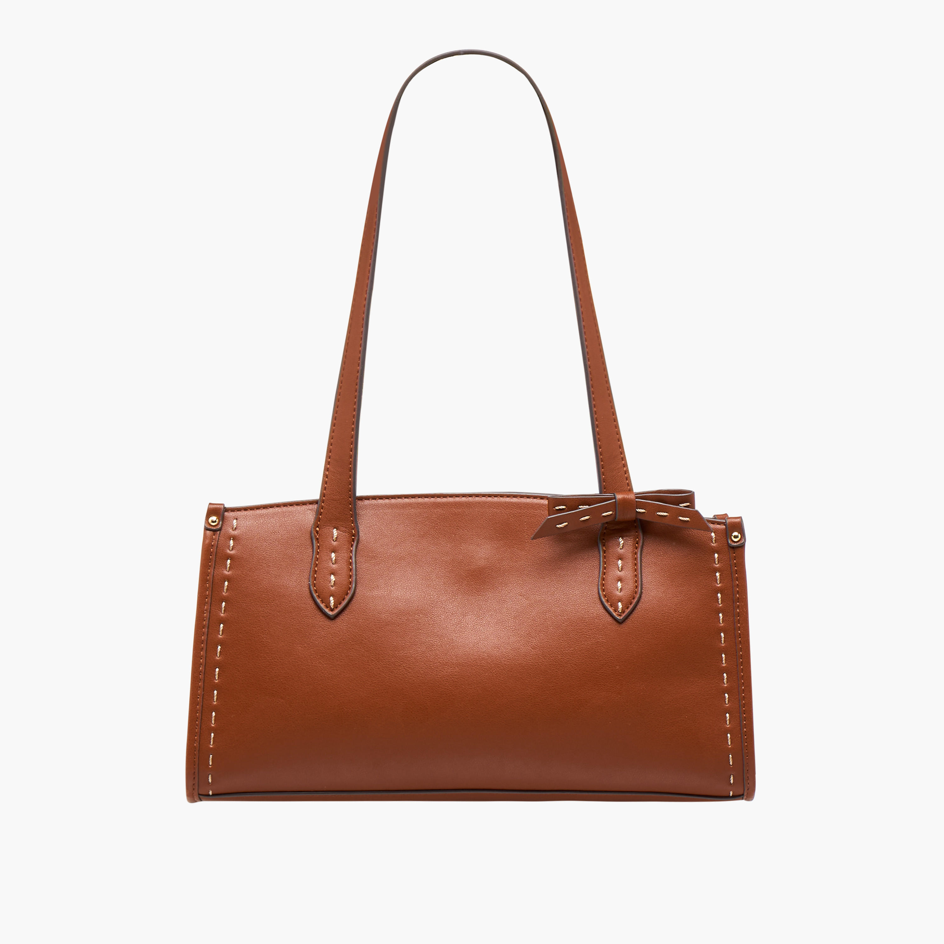 شنطة كتف بتفاصيل فيونكة وزر إغلاق-women-bagsandwallets-handbags-image-1