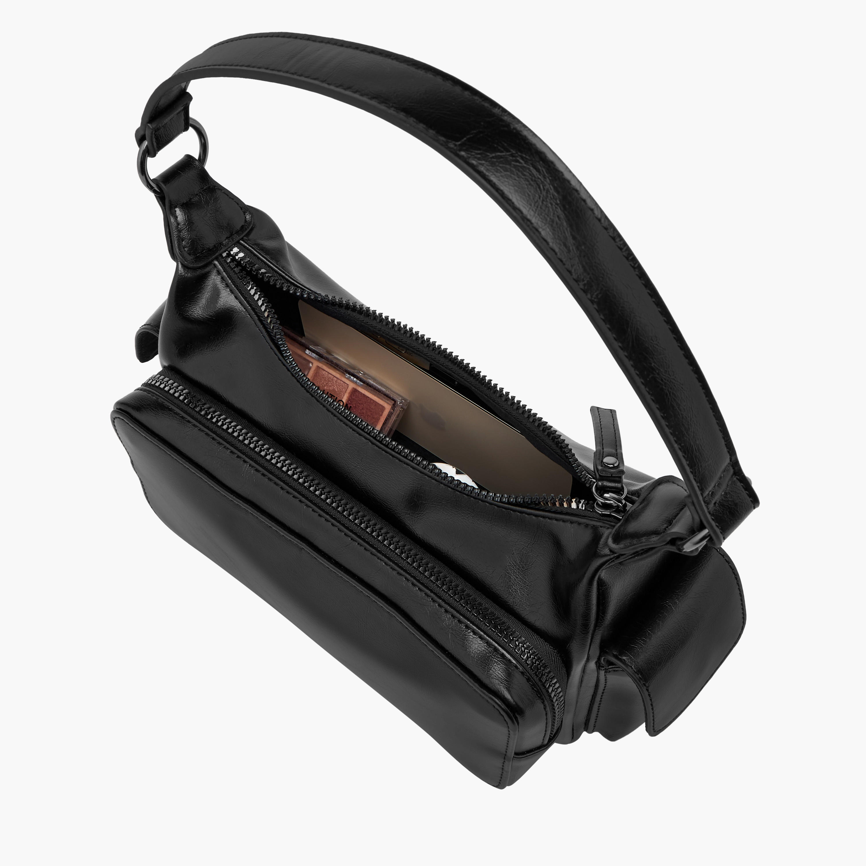 Multi Pocket Shoulder Bag with Zip Closure-women-bagsandwallets-handbags-image-8