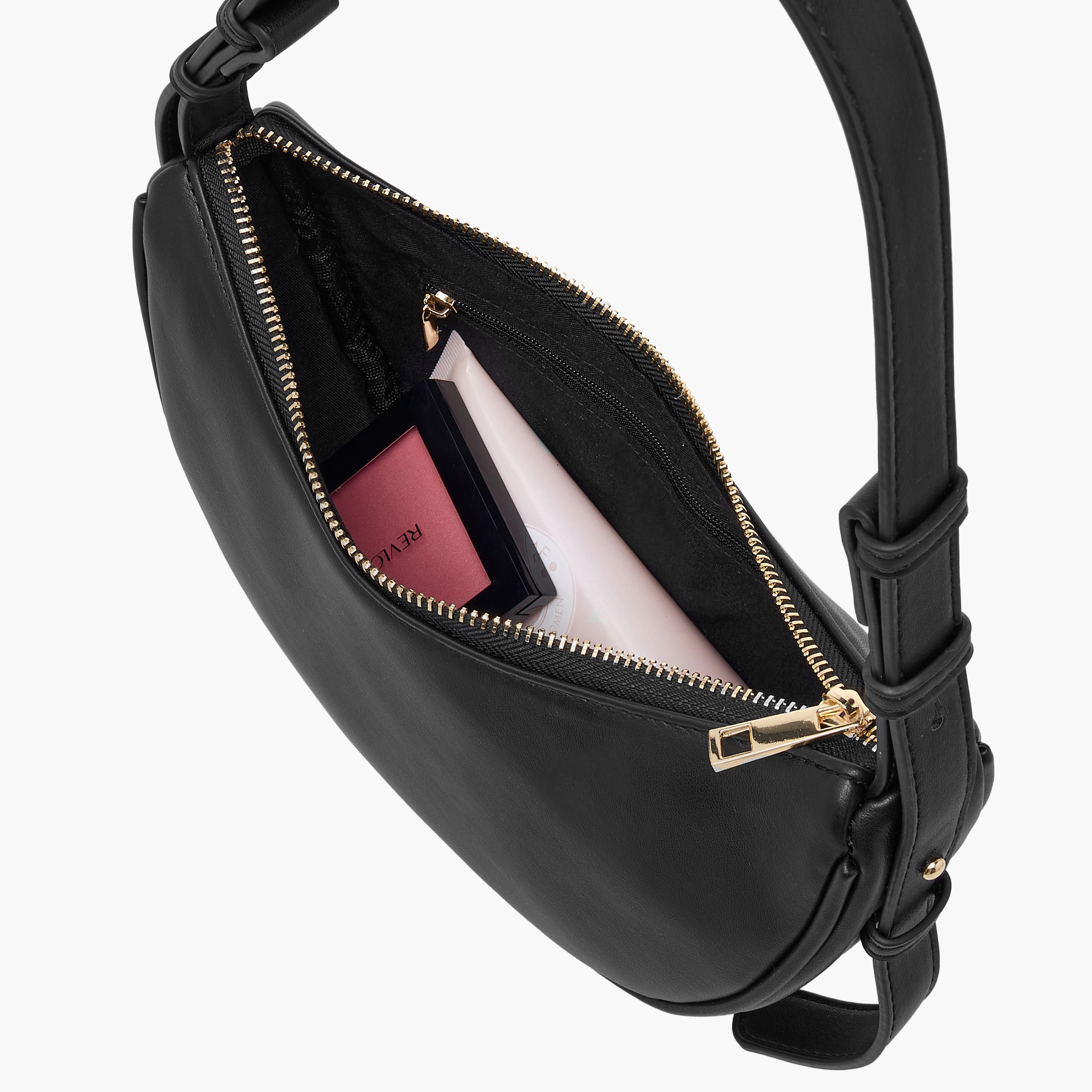 شنطة كتف بسحاب إغلاق وحزام قابل للتعديل-women-bagsandwallets-handbags-image-1