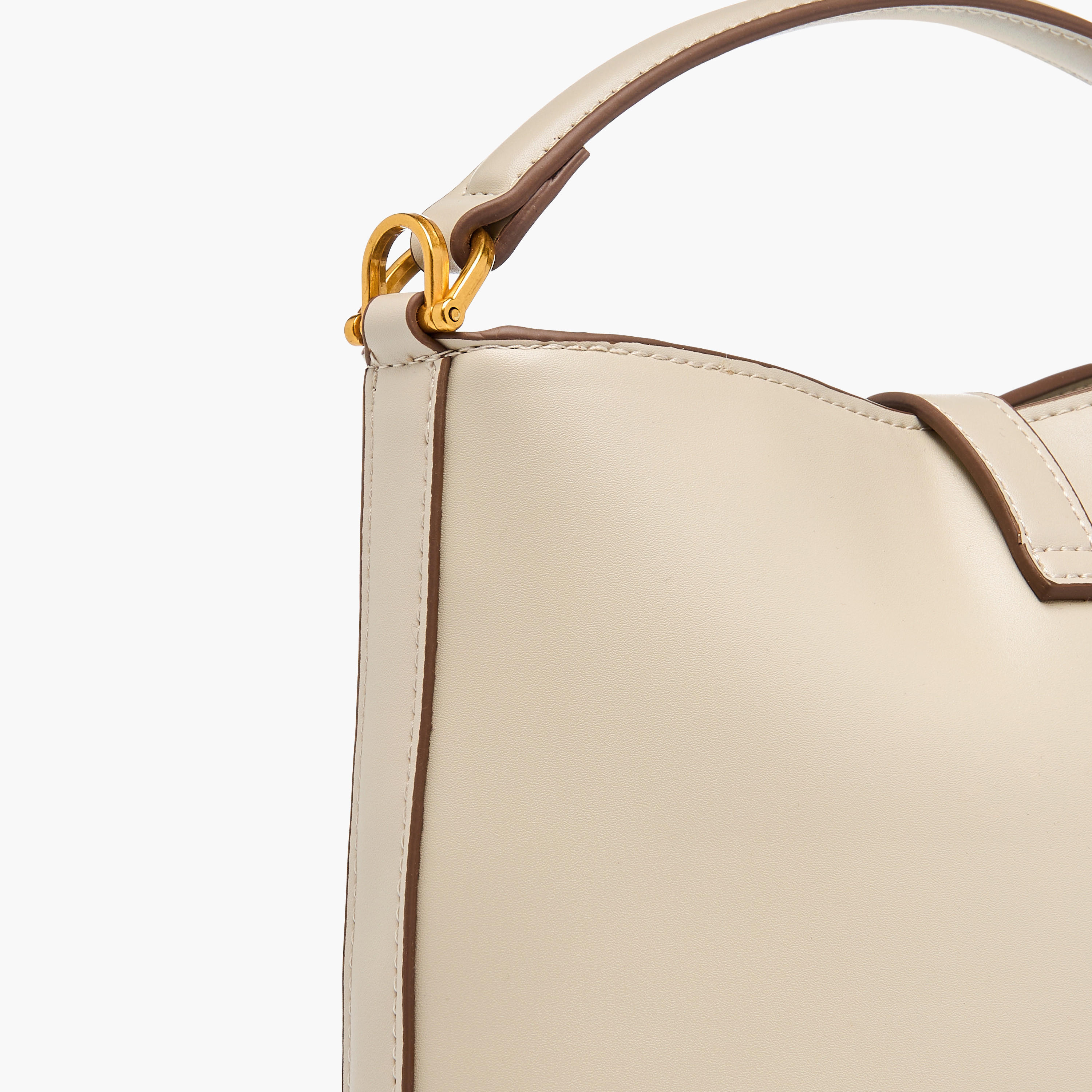 Textured Bucket Bag with Lobster Clasp Closure and Grab Handle-women-bagsandwallets-handbags-image-6