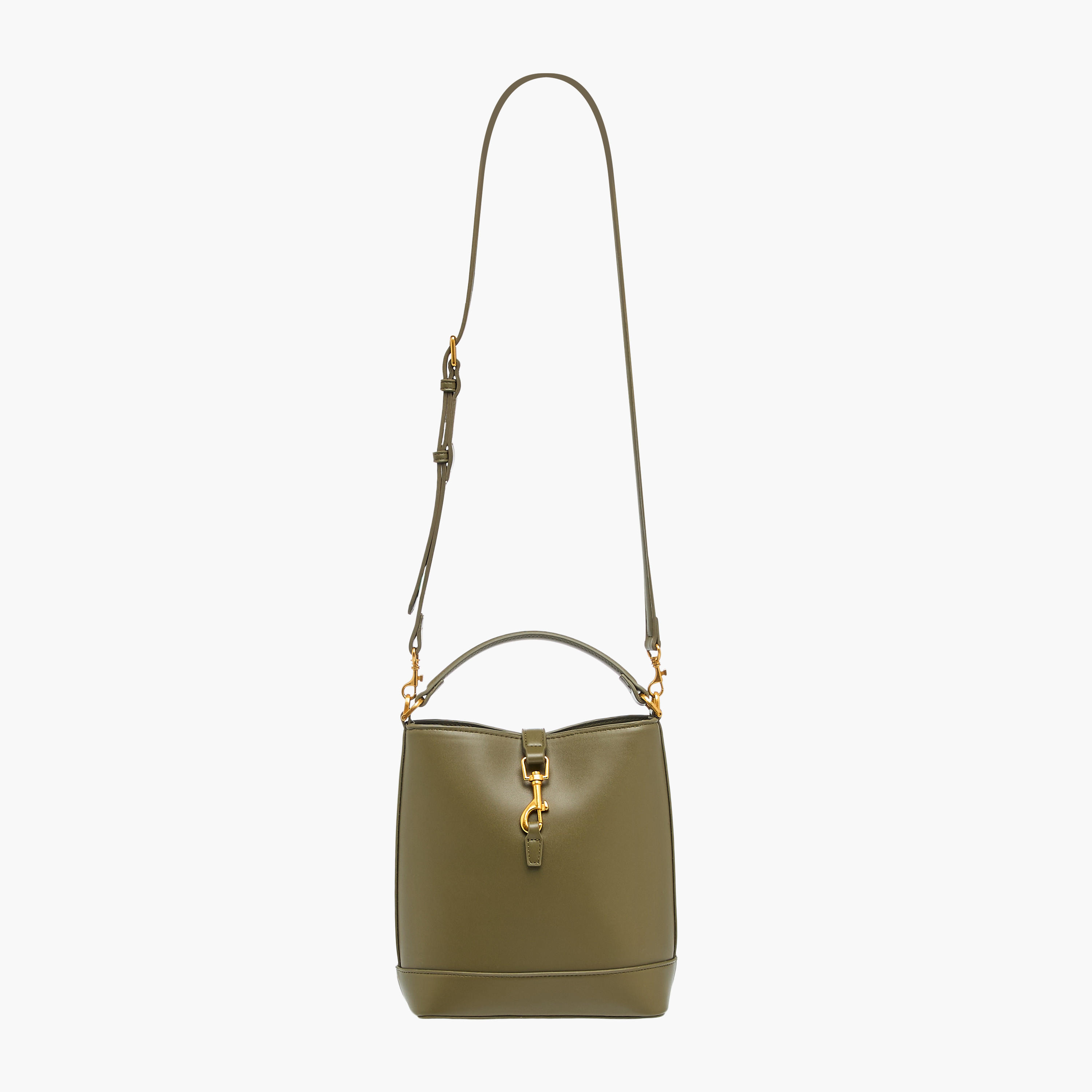 شنطة دلو بارزة الملمس بمشبك إغلاق ومقبض-women-bagsandwallets-handbags-image-3