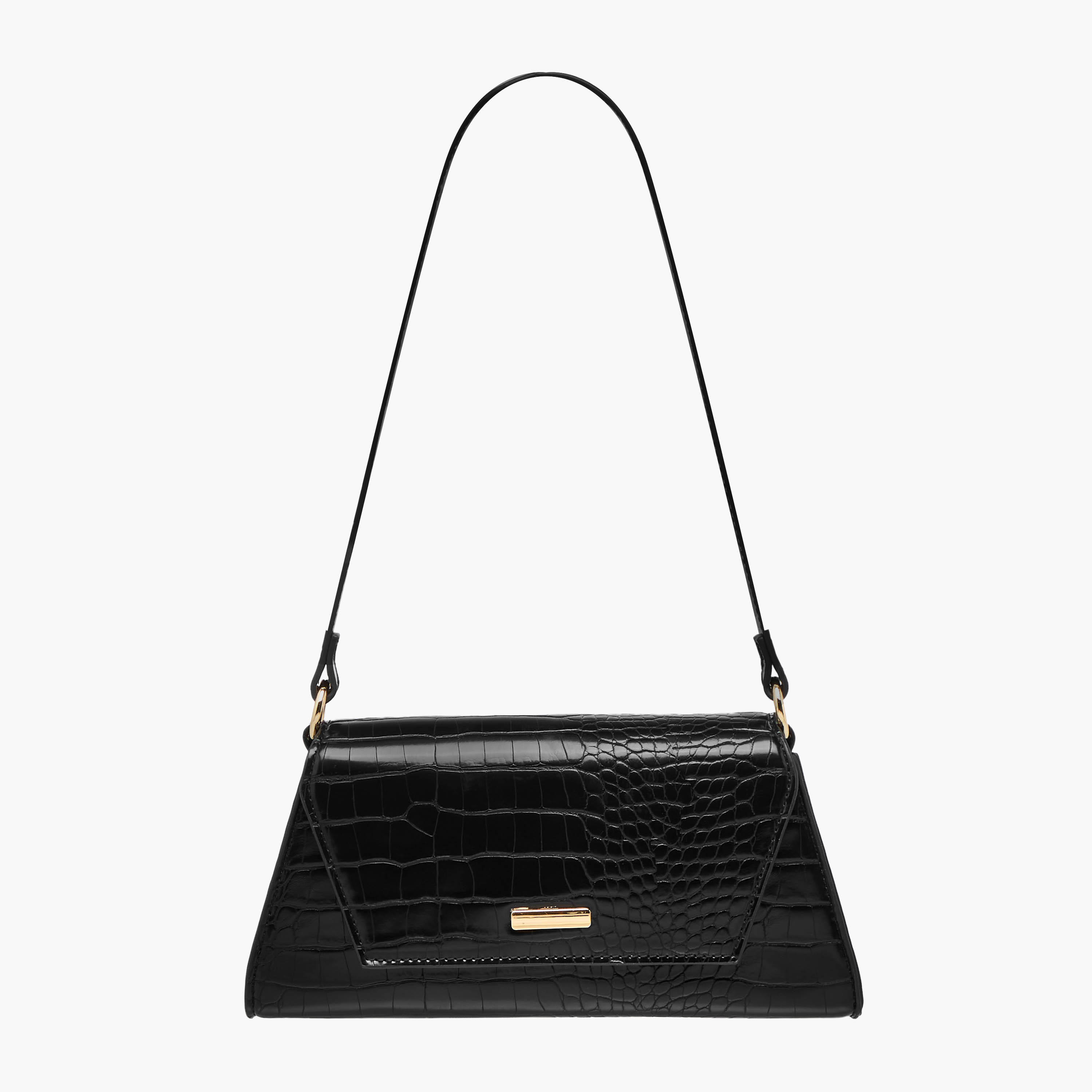 شنطة كتف بارزة الملمس بزر إغلاق-women-bagsandwallets-handbags-image-1
