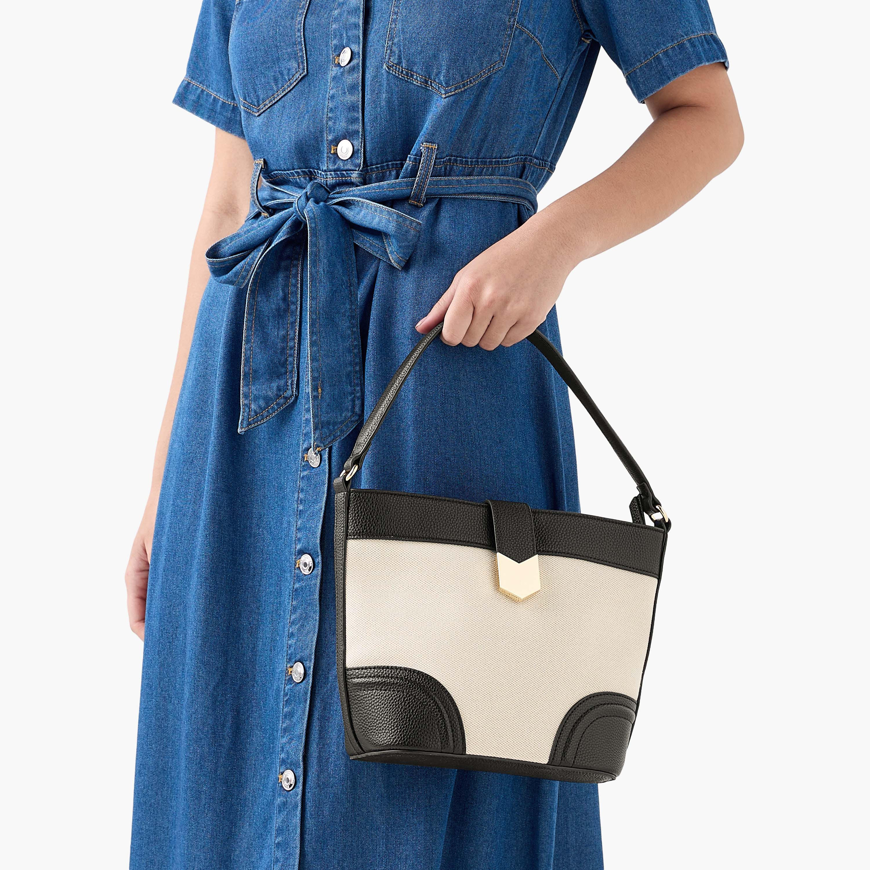 شنطة توتي بارزة الملمس بحزام قابل للفصل وسحاب إغلاق-women-bagsandwallets-handbags-image-2