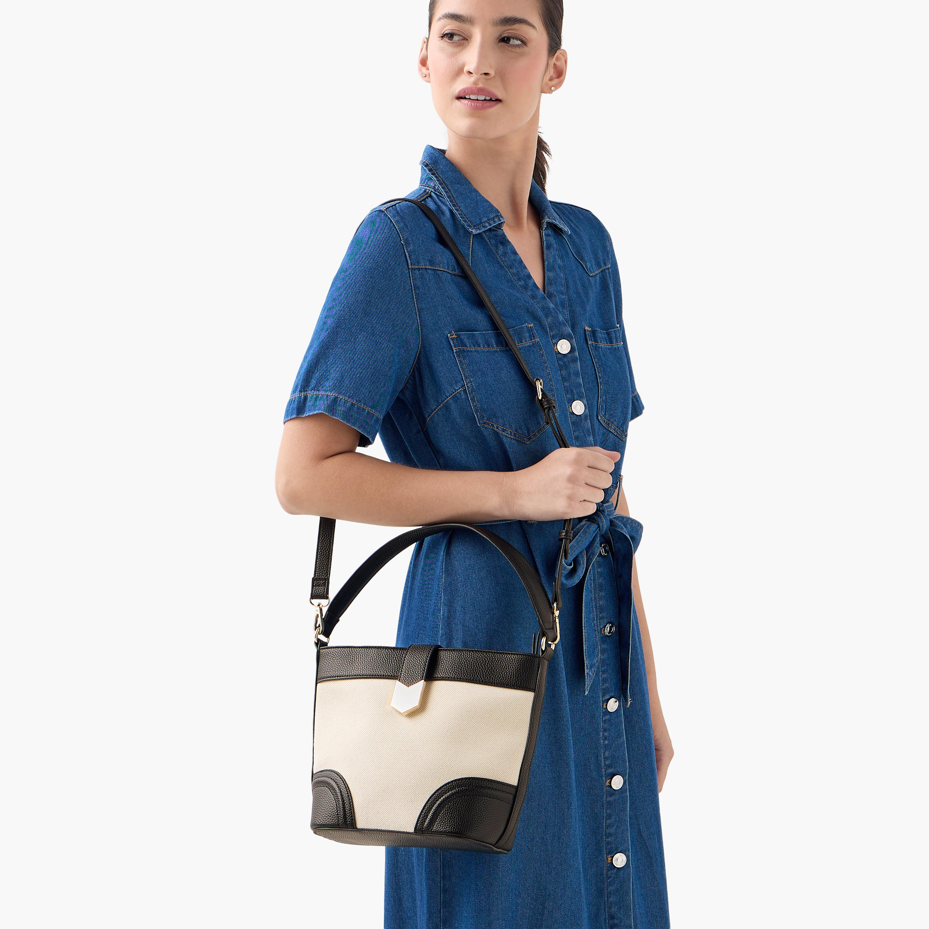 شنطة توتي بارزة الملمس بحزام قابل للفصل وسحاب إغلاق-women-bagsandwallets-handbags-image-8