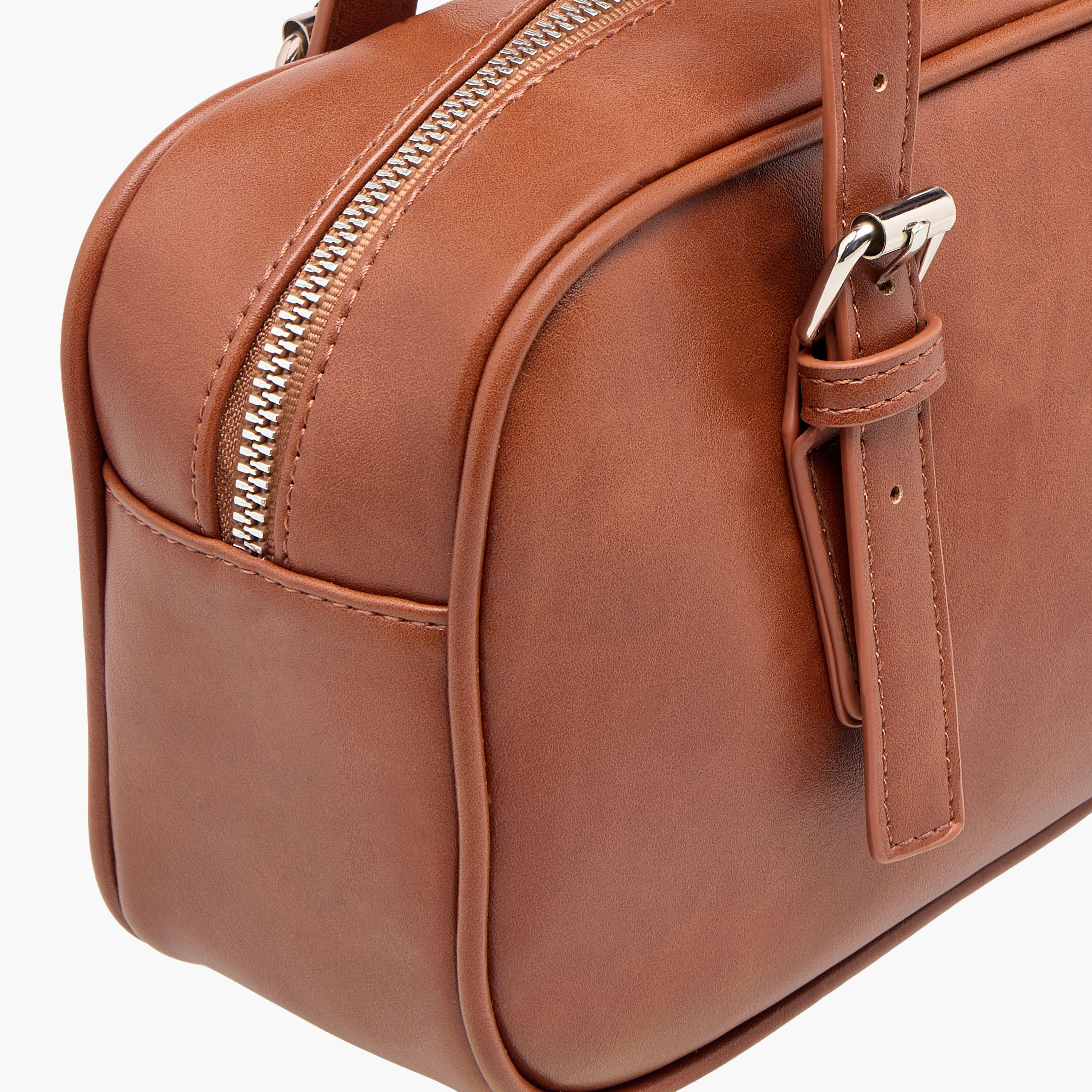 شنطة يد بارزة الملمس بسحاب إغلاق وأحزمة بمشابك-women-bagsandwallets-handbags-image-6