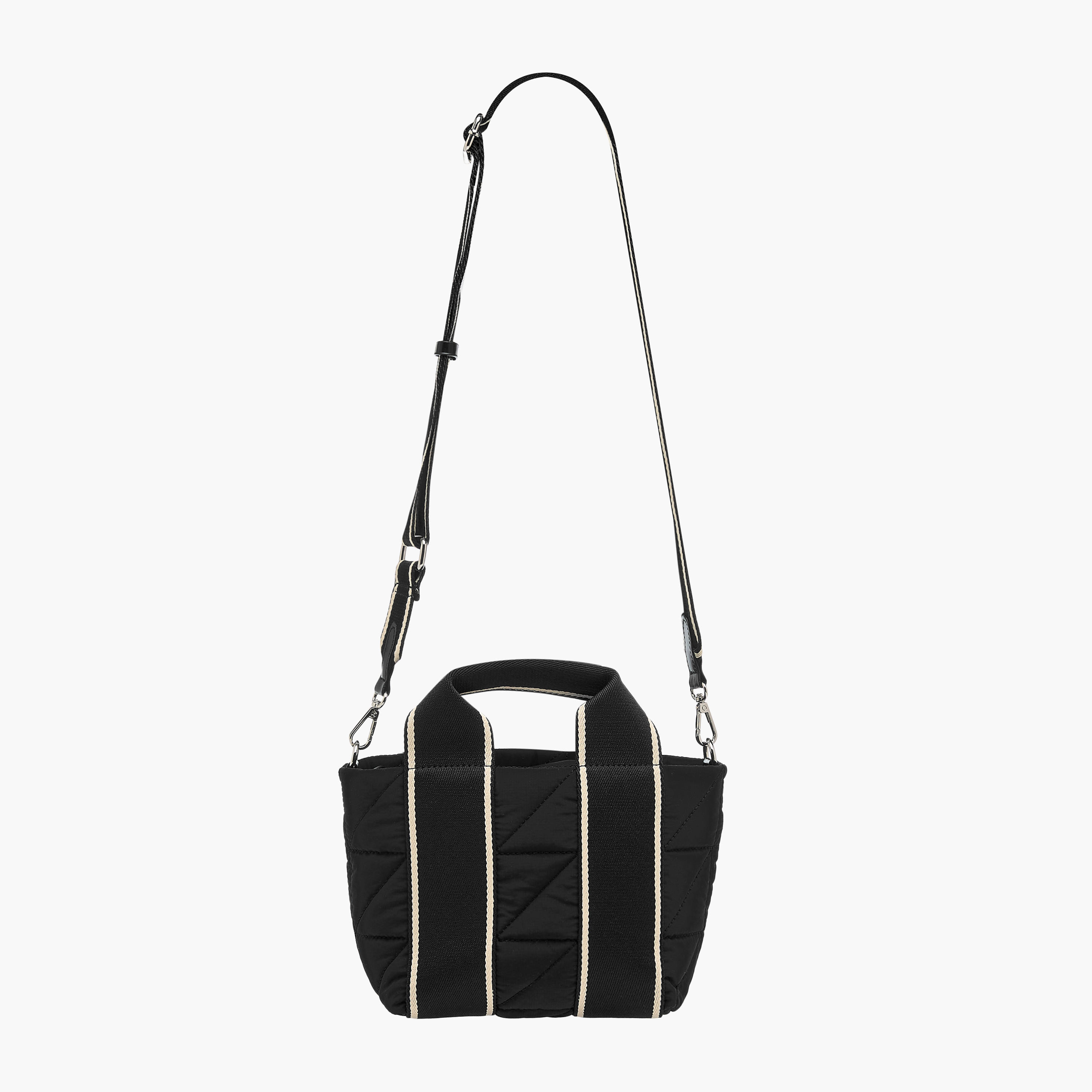 Striped Mini Quilted Tote Bag with Zip Closure-women-bagsandwallets-handbags-image-4